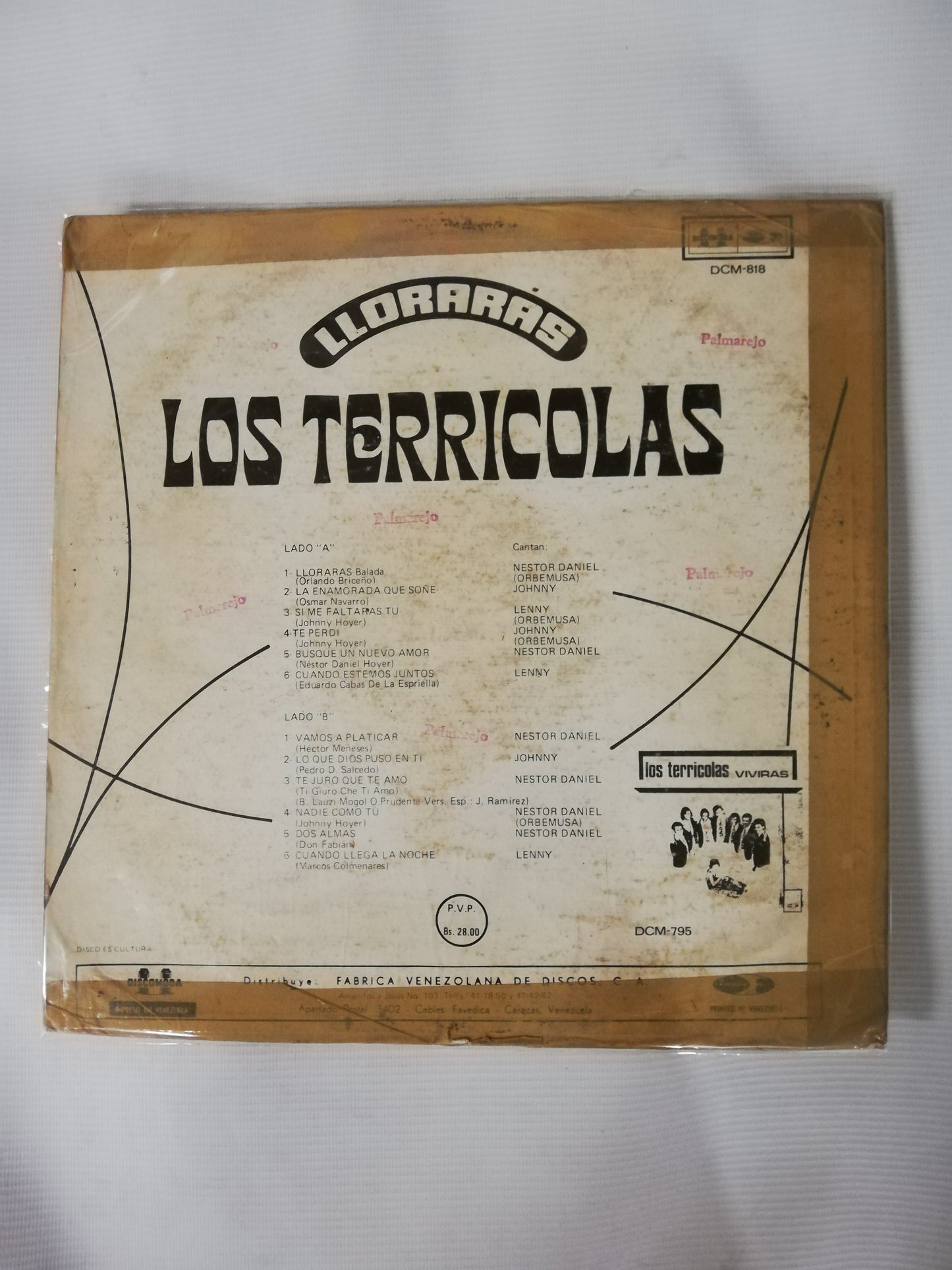 LP LOS TERRICOLAS - LLORARAS