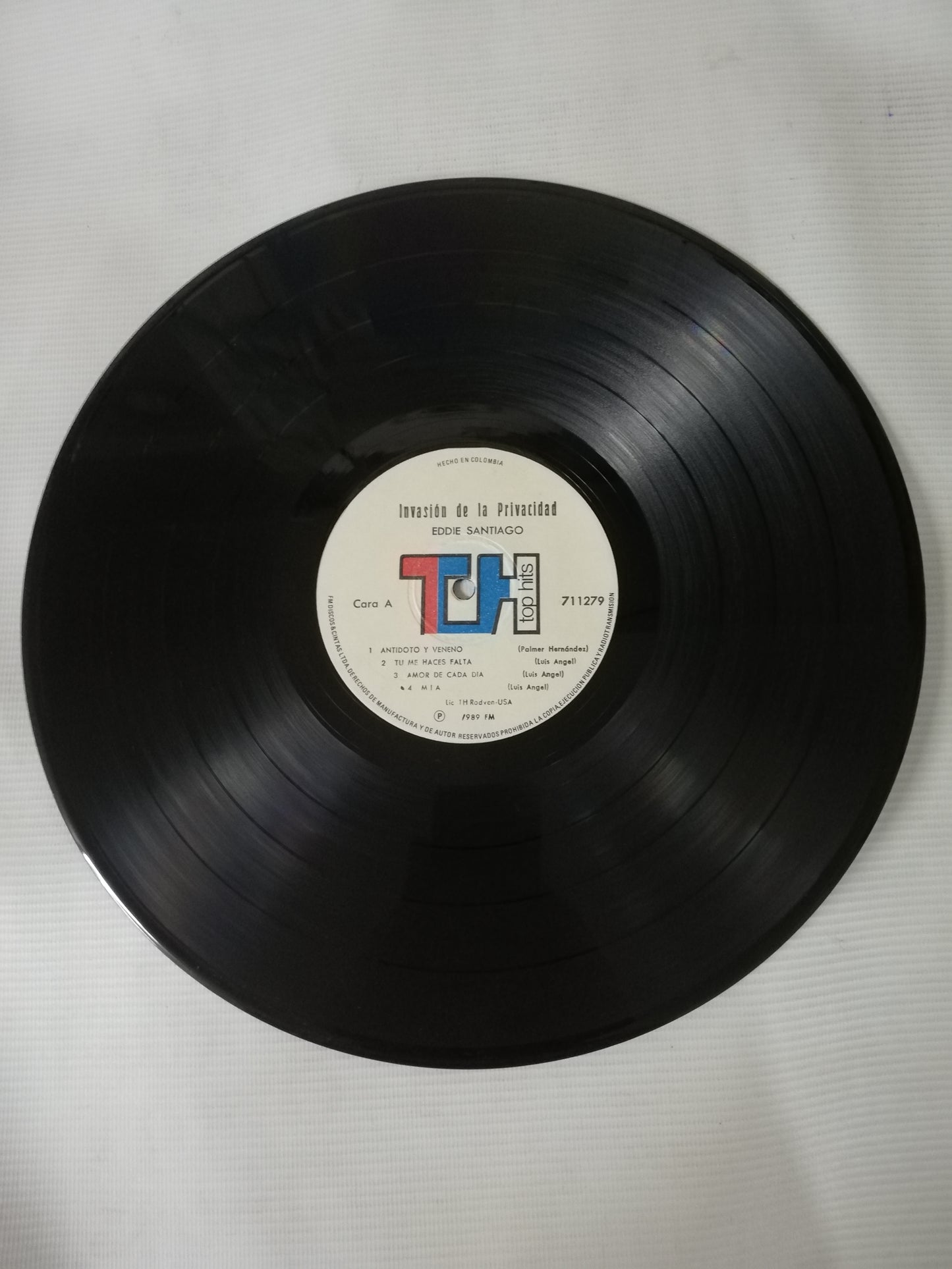 LP EDDIE SANTIAGO - INVASION DE LA PRIVACIDAD