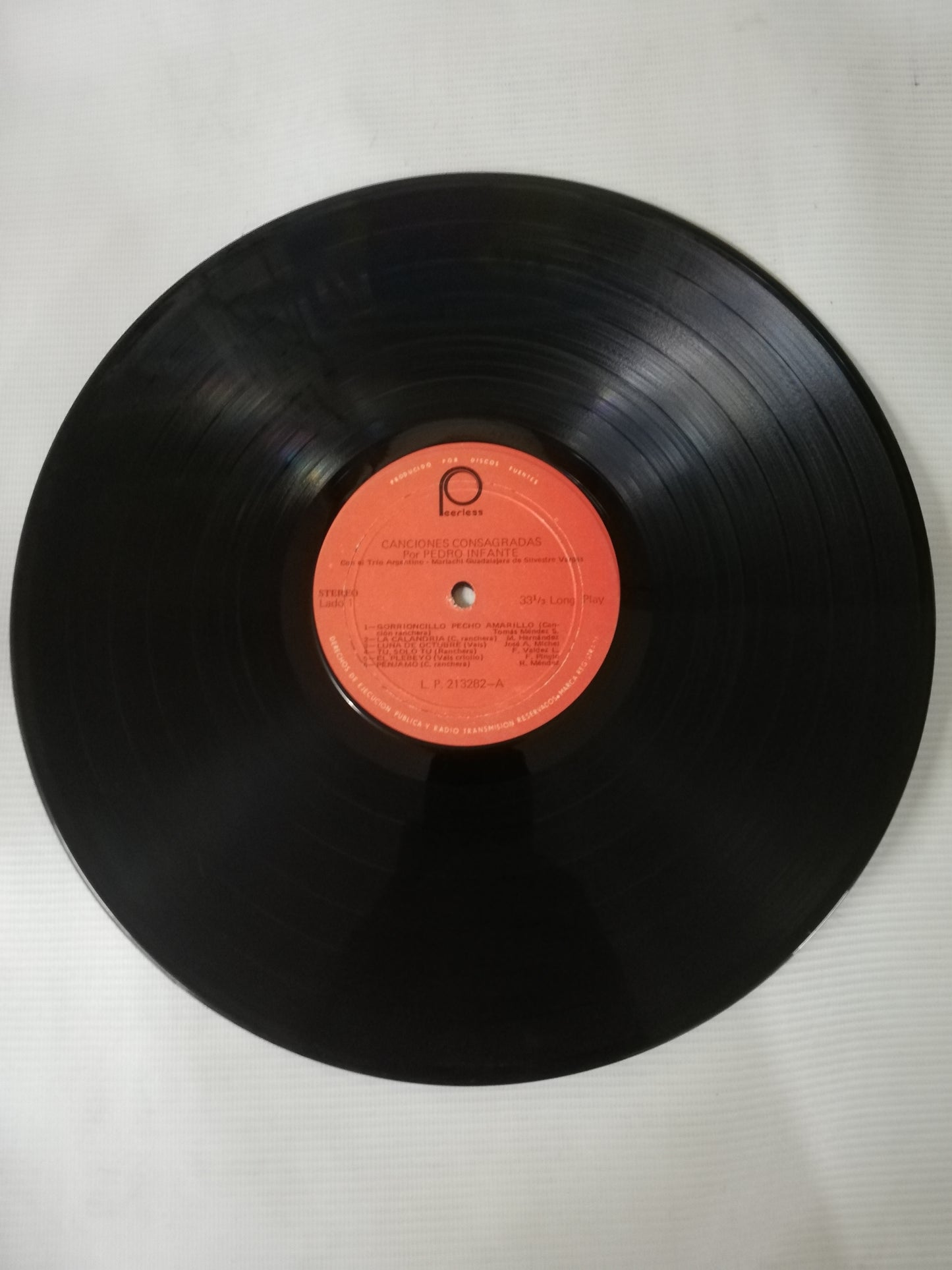 LP PEDRO INFANTE - CANCIONES CONSAGRADAS