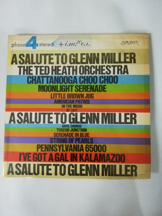 LP THE TED HEATH ORCHESTRA - A SALUTE TO GLENN MILLER