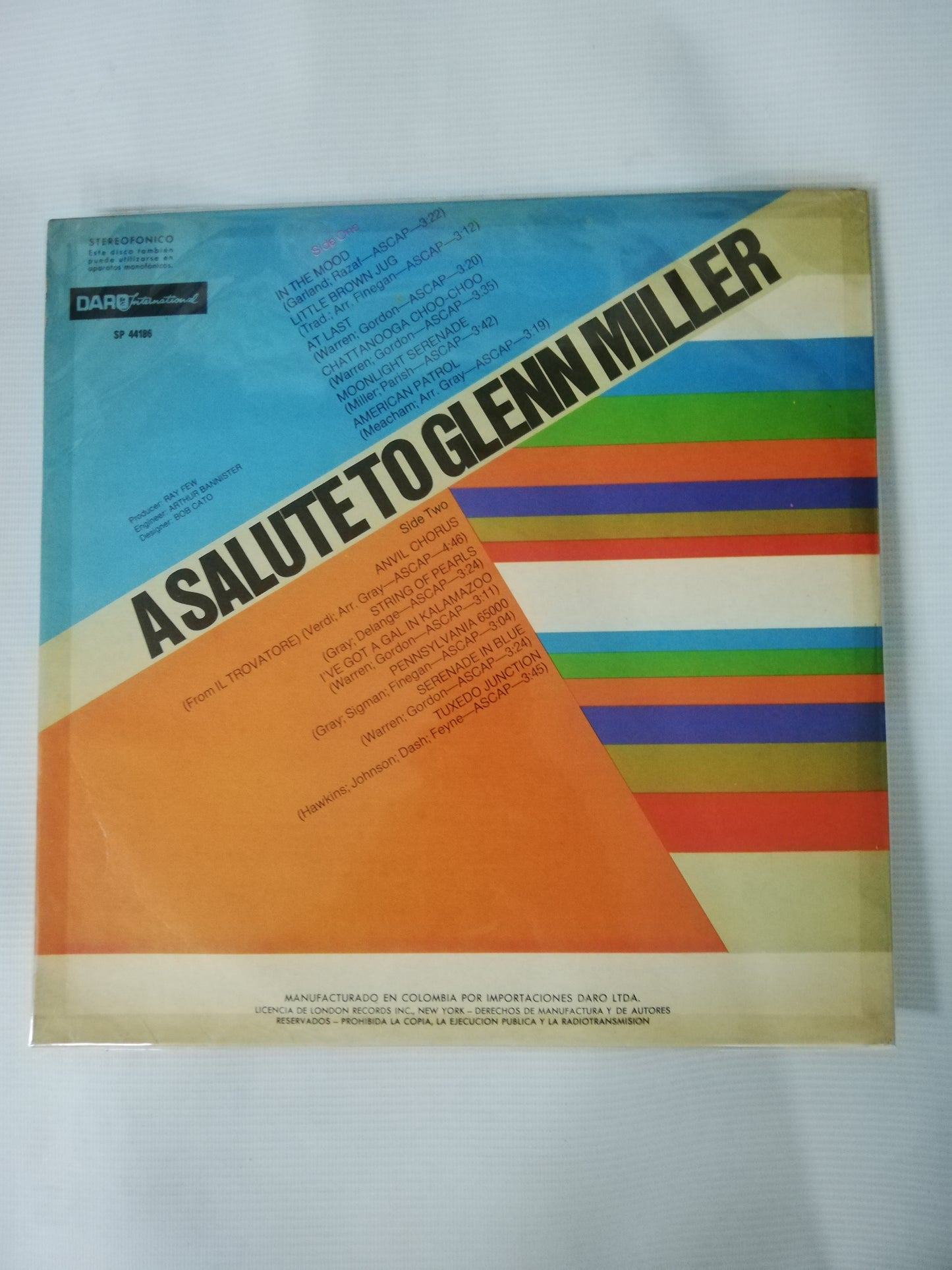 LP THE TED HEATH ORCHESTRA - A SALUTE TO GLENN MILLER