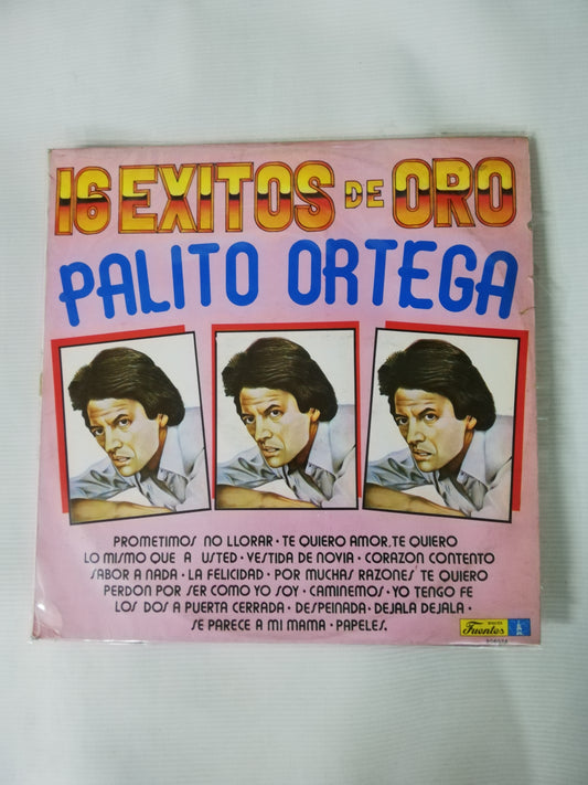 LP PALITO ORTEGA - 16 EXITOS DE ORO