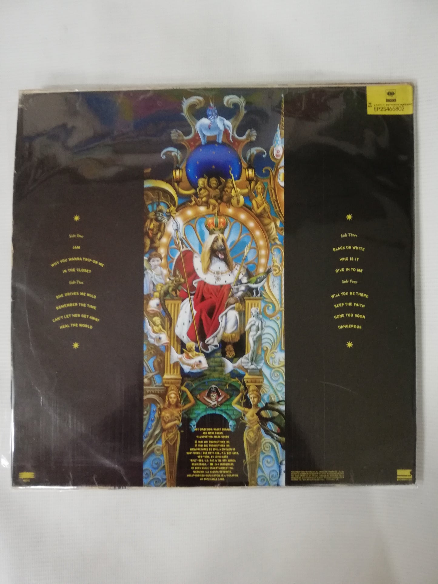 LP MICHAEL JACKSON - DANGEROUS - VINYL X 2