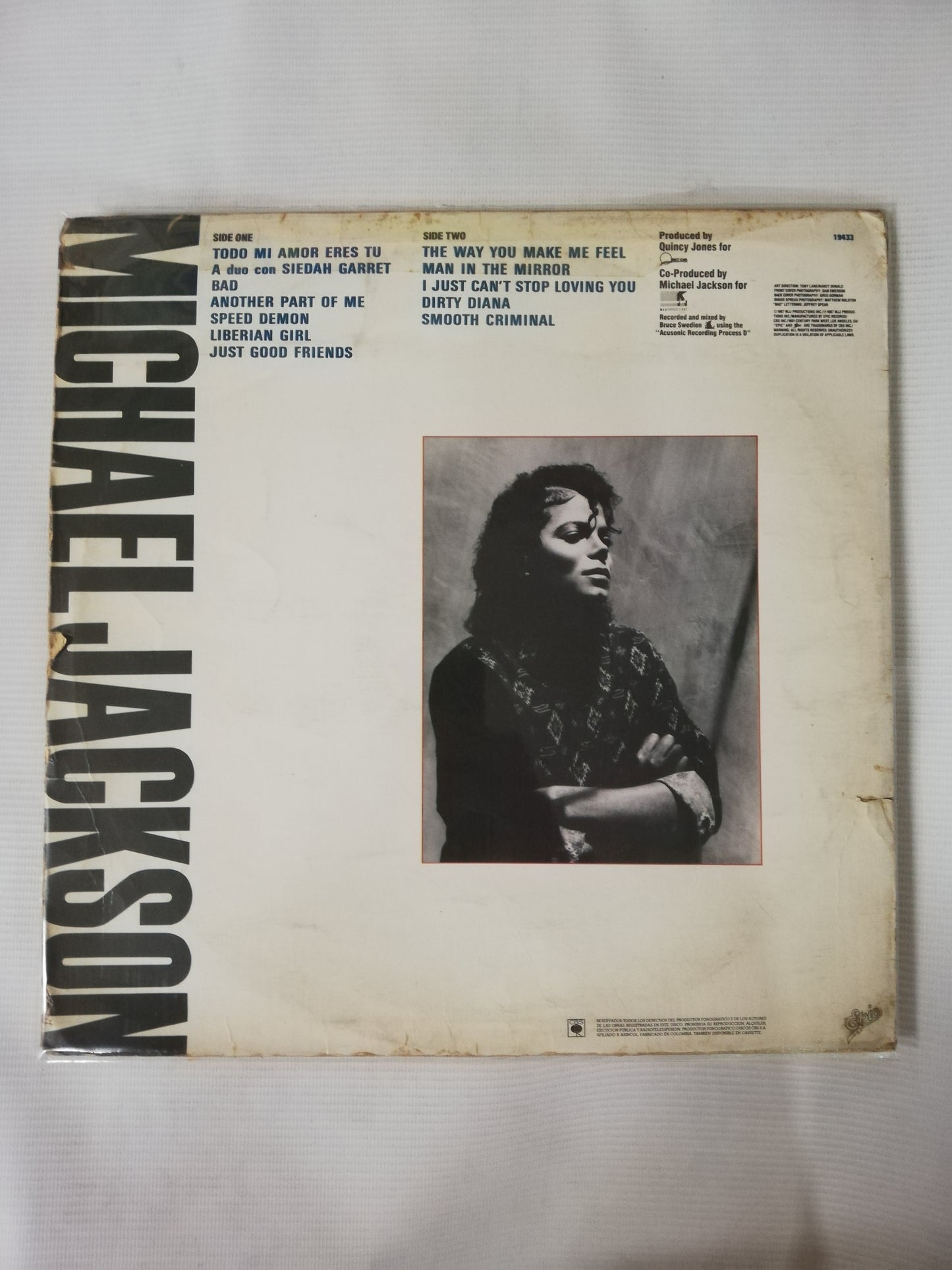 LP MICHAEL JACKSON - BAD