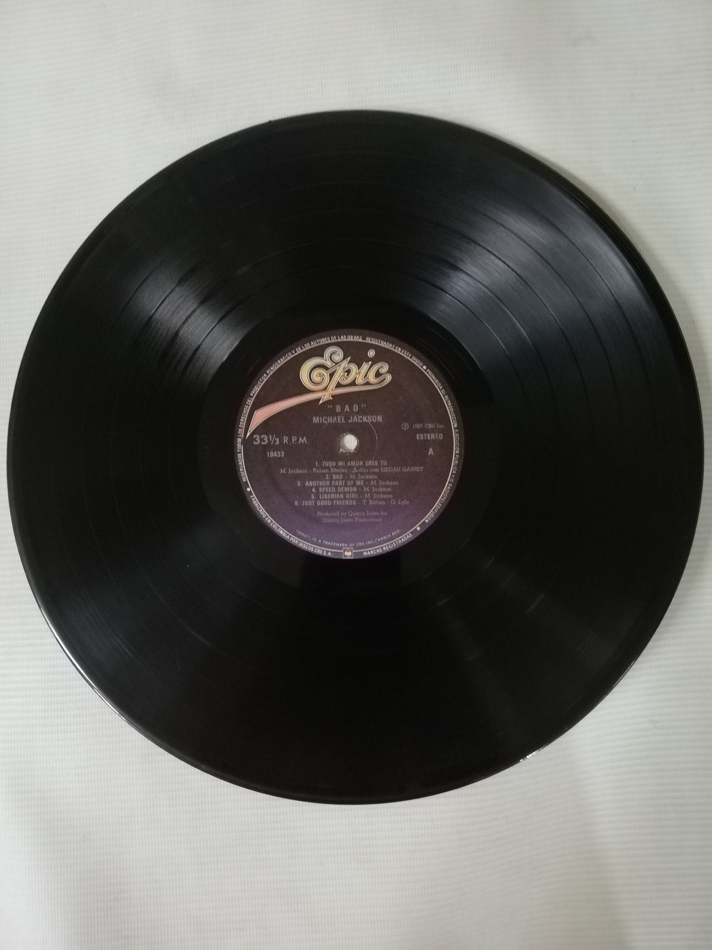 LP MICHAEL JACKSON - BAD
