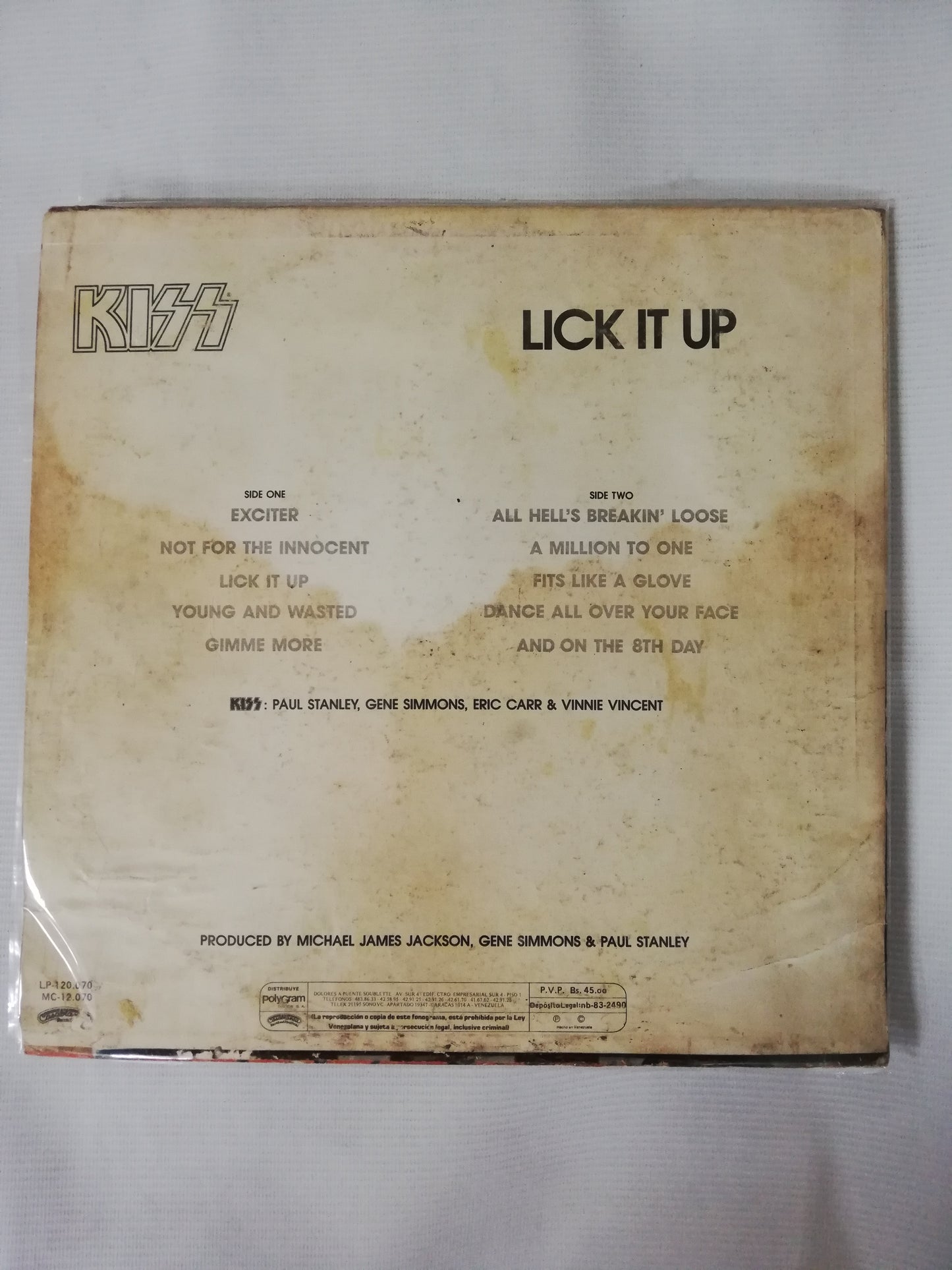 LP KISS - LICK IT UP
