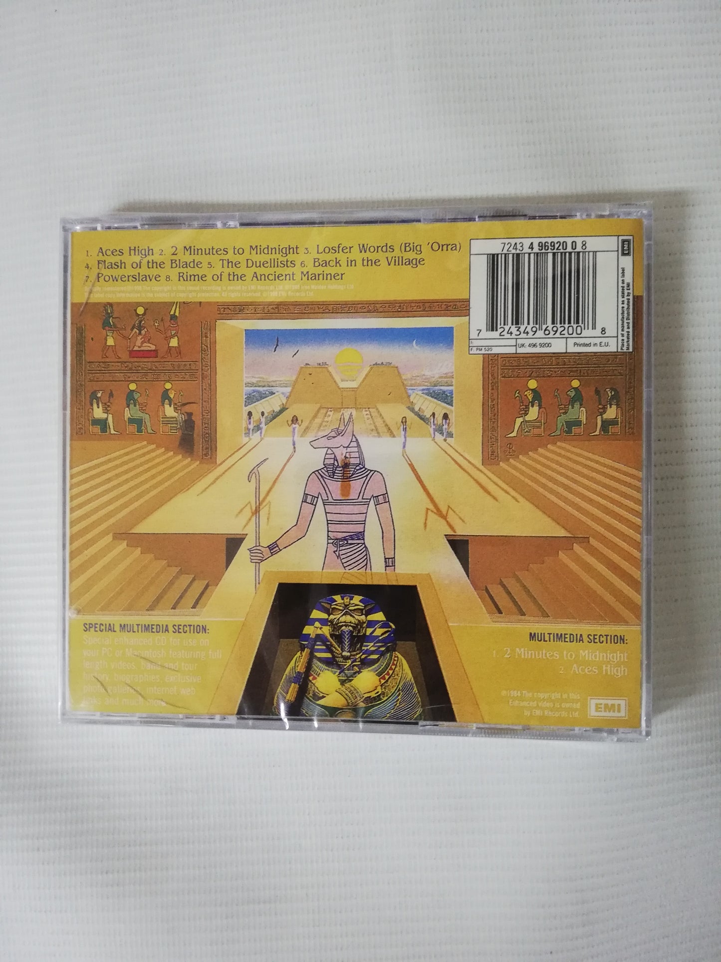CD IRON MAIDEN - POWERSLAVE