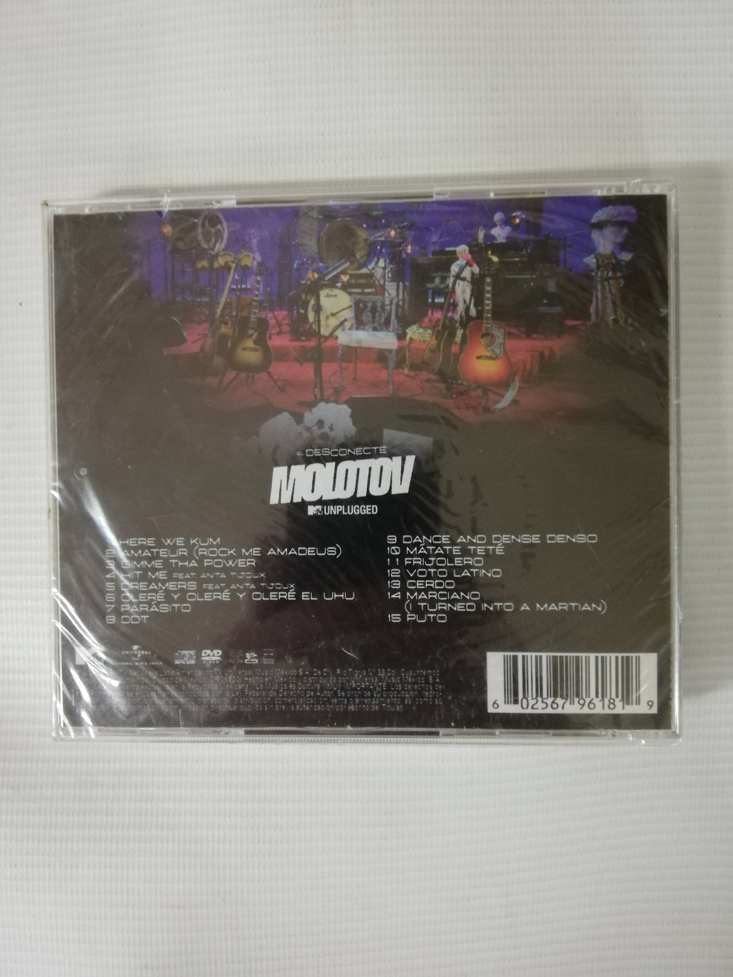 CD MOLOTOV - EL DESCONECTE MOLOTOV MTV UNPLUGGED - CD + DVD