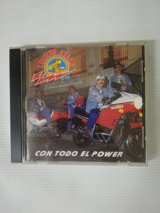CD LUISITO AYALA Y SU PUERTO RICAN POWER - CON TODO EL POWER
