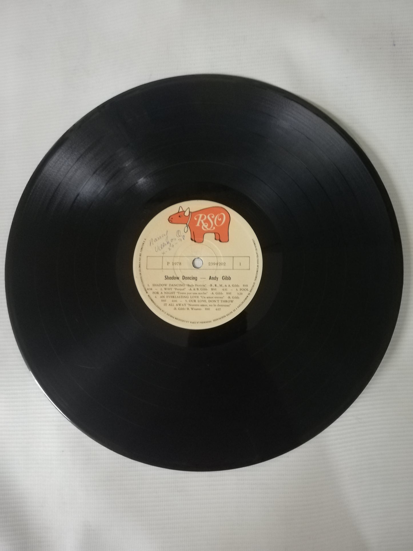 LP ANDY GIBB - SHADOW DANCING