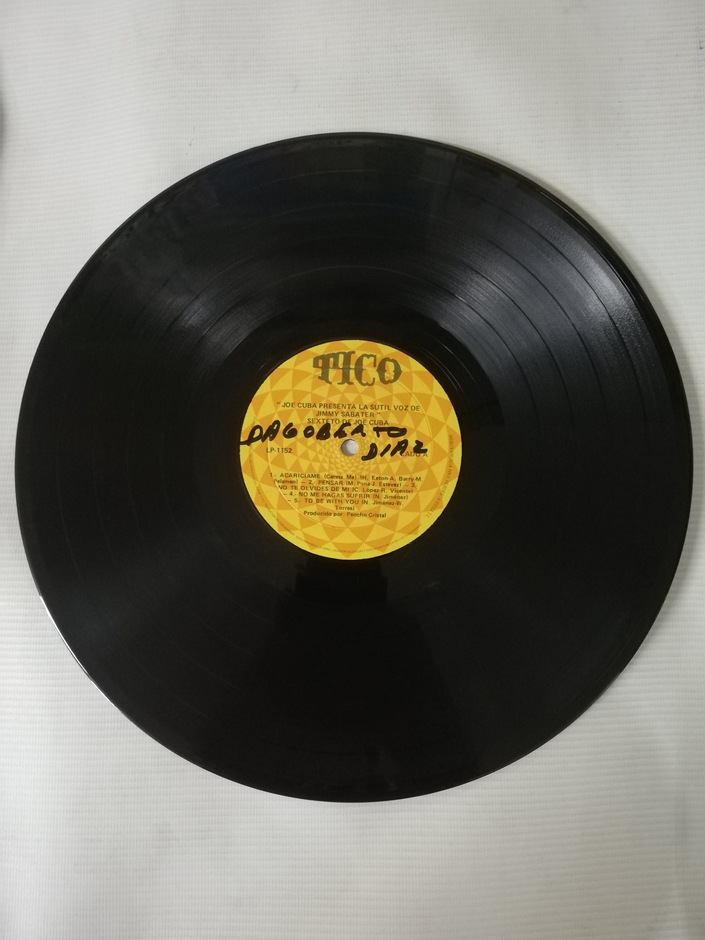 LP JOE CUBA SEXTET - PRESENTS THE VELVET VOICE OF JIMMY SABATER