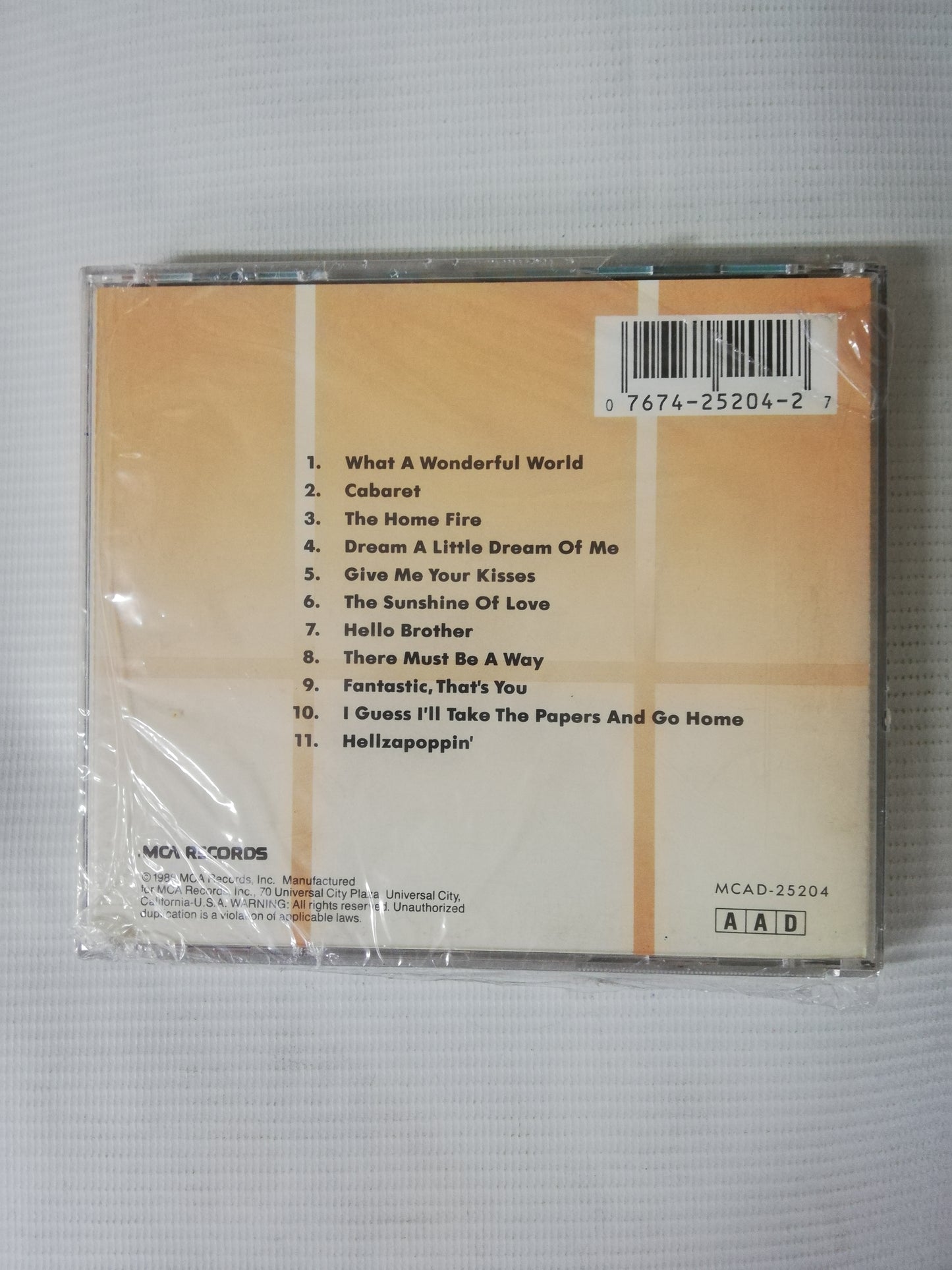 CD LOUIS ARMSTRONG - WHAT A WONDENRFUL WORLD