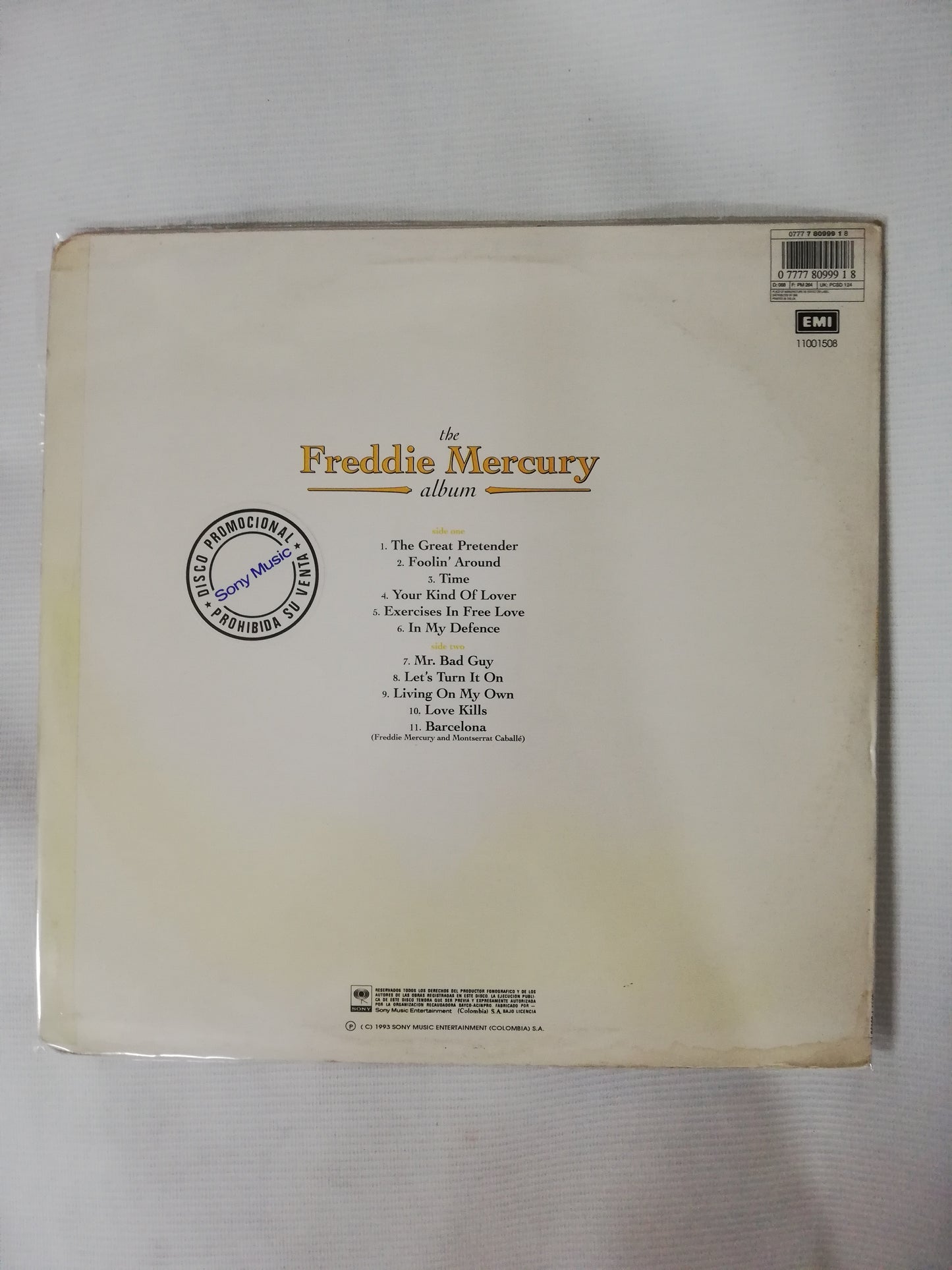 LP FREDDIE MERCURY - THE FREDDIE MERCURY ALBUM