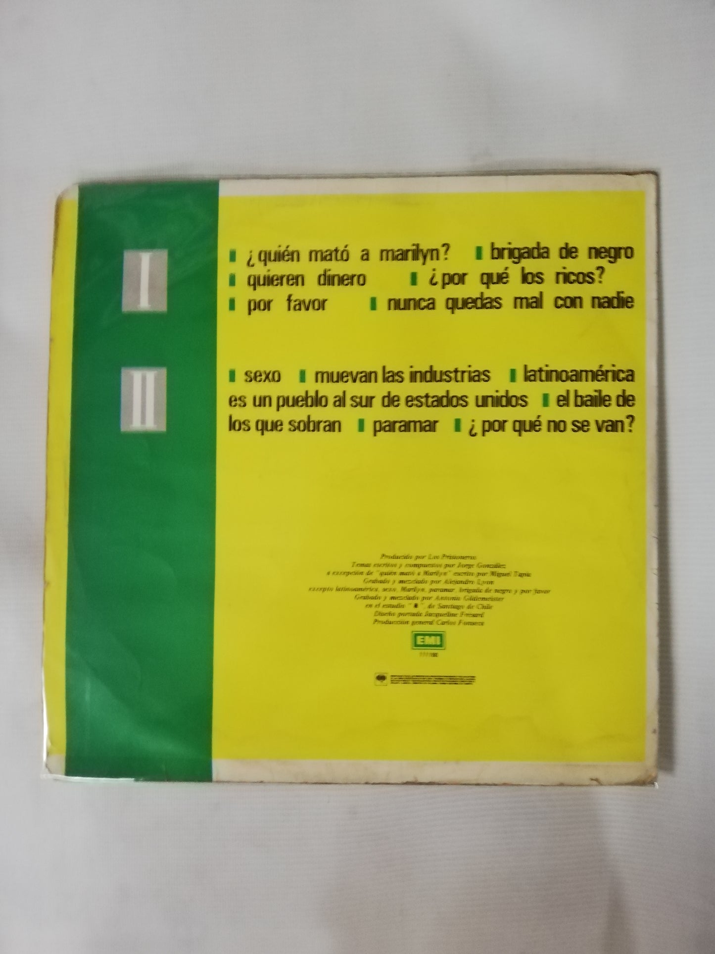 LP LOS PRISIONEROS - LOS PRISIONEROS