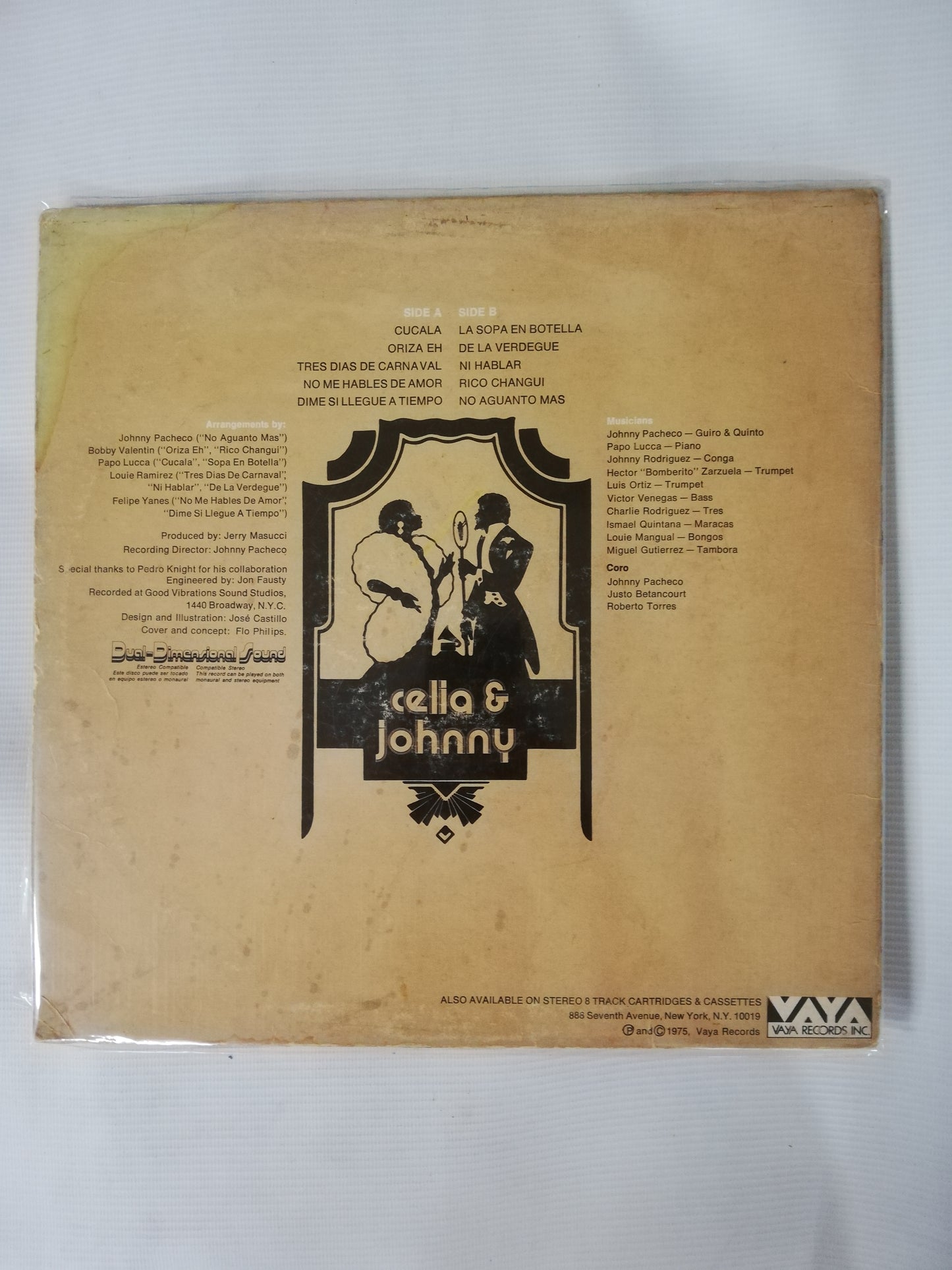 LP CELIA & JOHNNY - TREMENDE CACHE