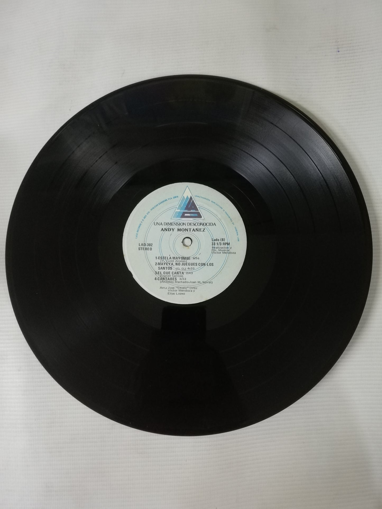 LP ANDY MONTAÑEZ - UNA DIMENSIÓN DESCONOCIDA