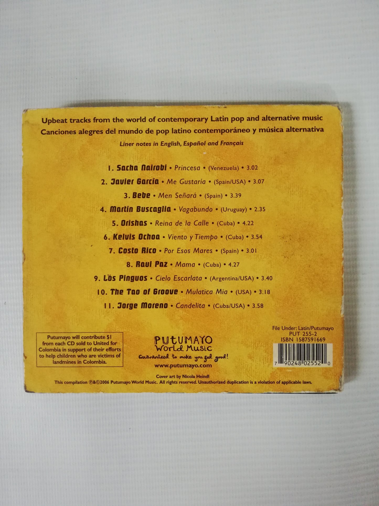 CD RADIO LATINO - VARIOS INTÉRPRETES