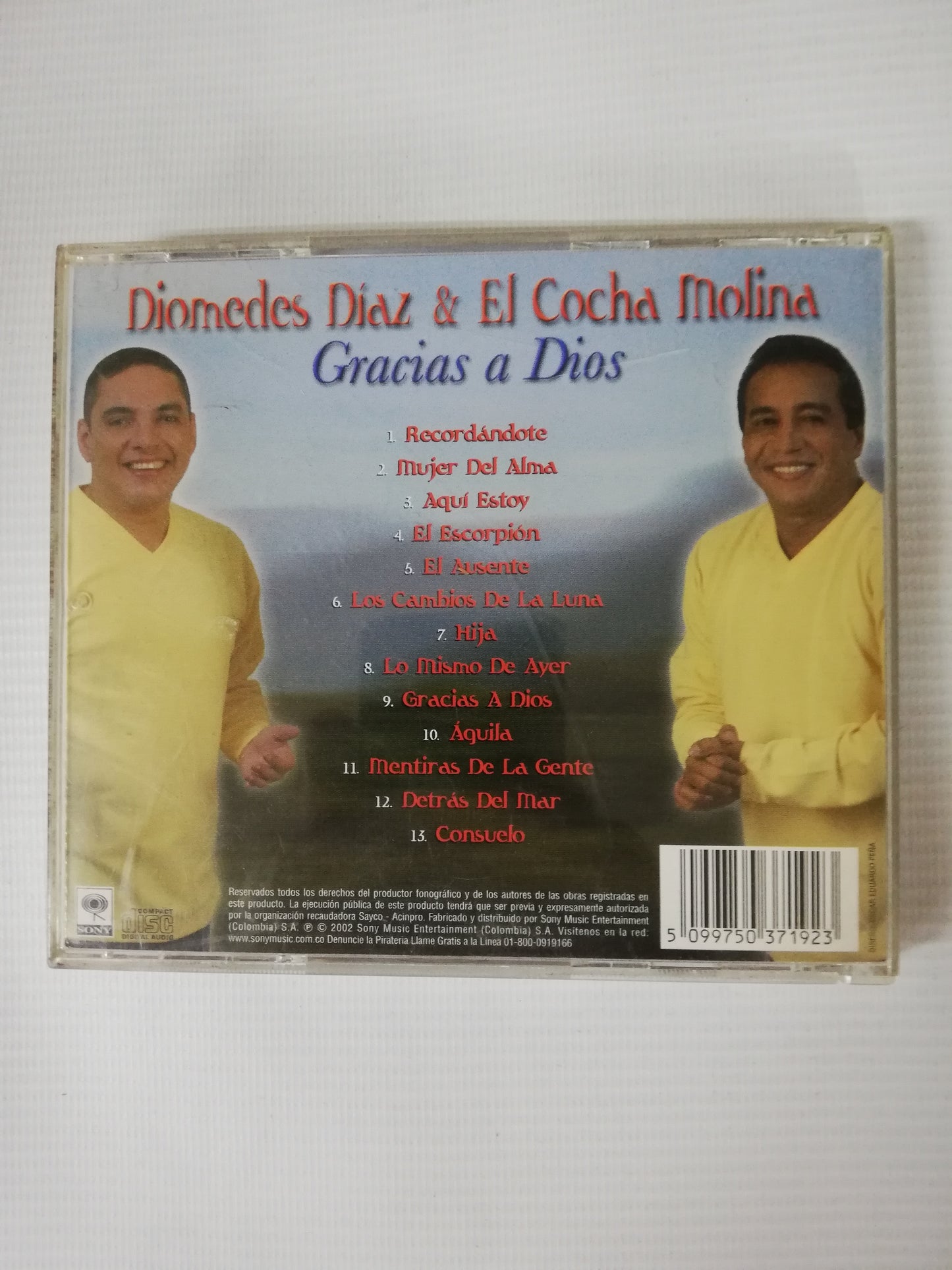 CD DIOMEDES DIAZ & EL COCHA MOLINA - GRACIAS A DIOS