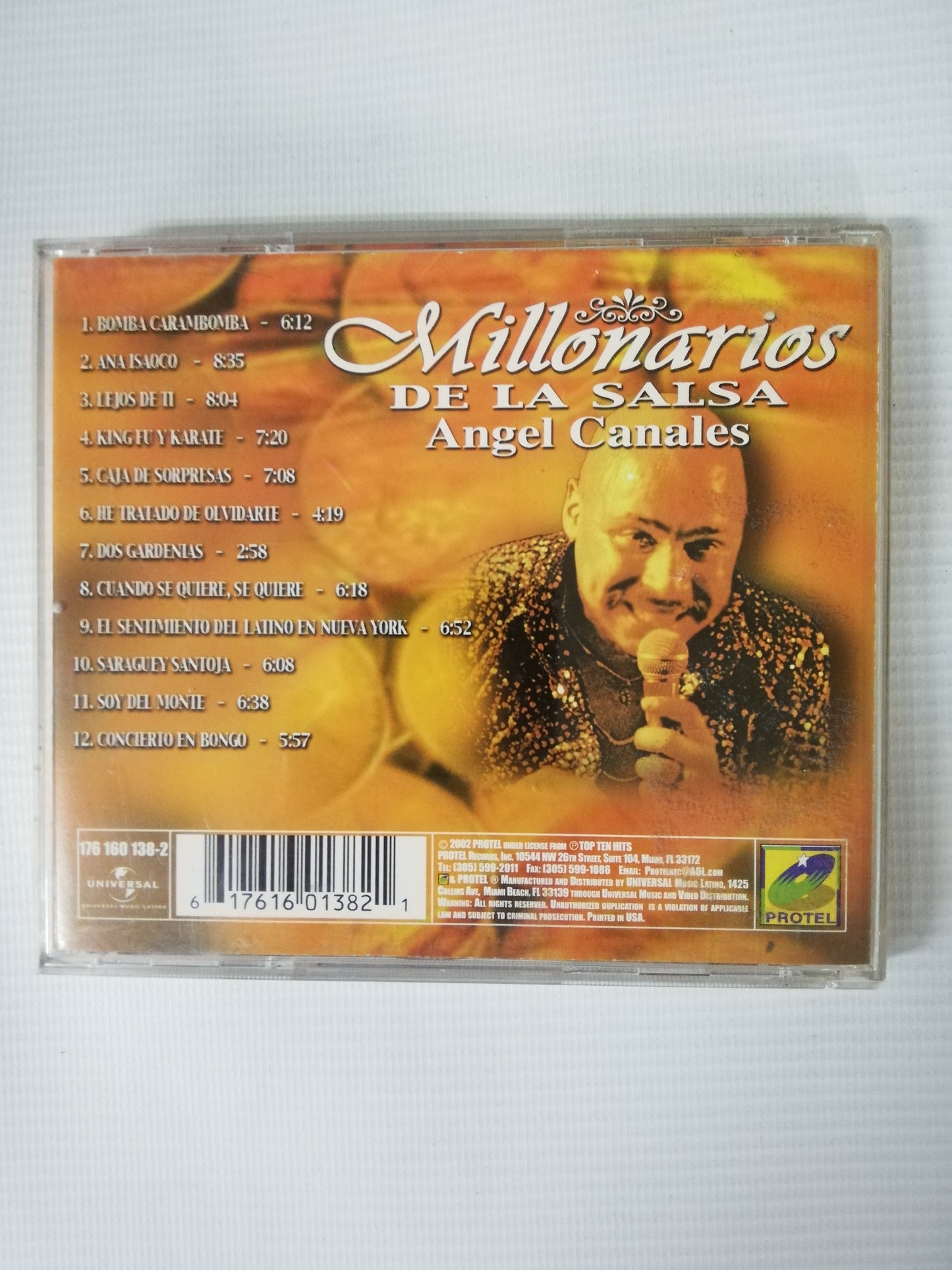 CD ANGEL CANALES - MILLONARIOS DE LA SALSA