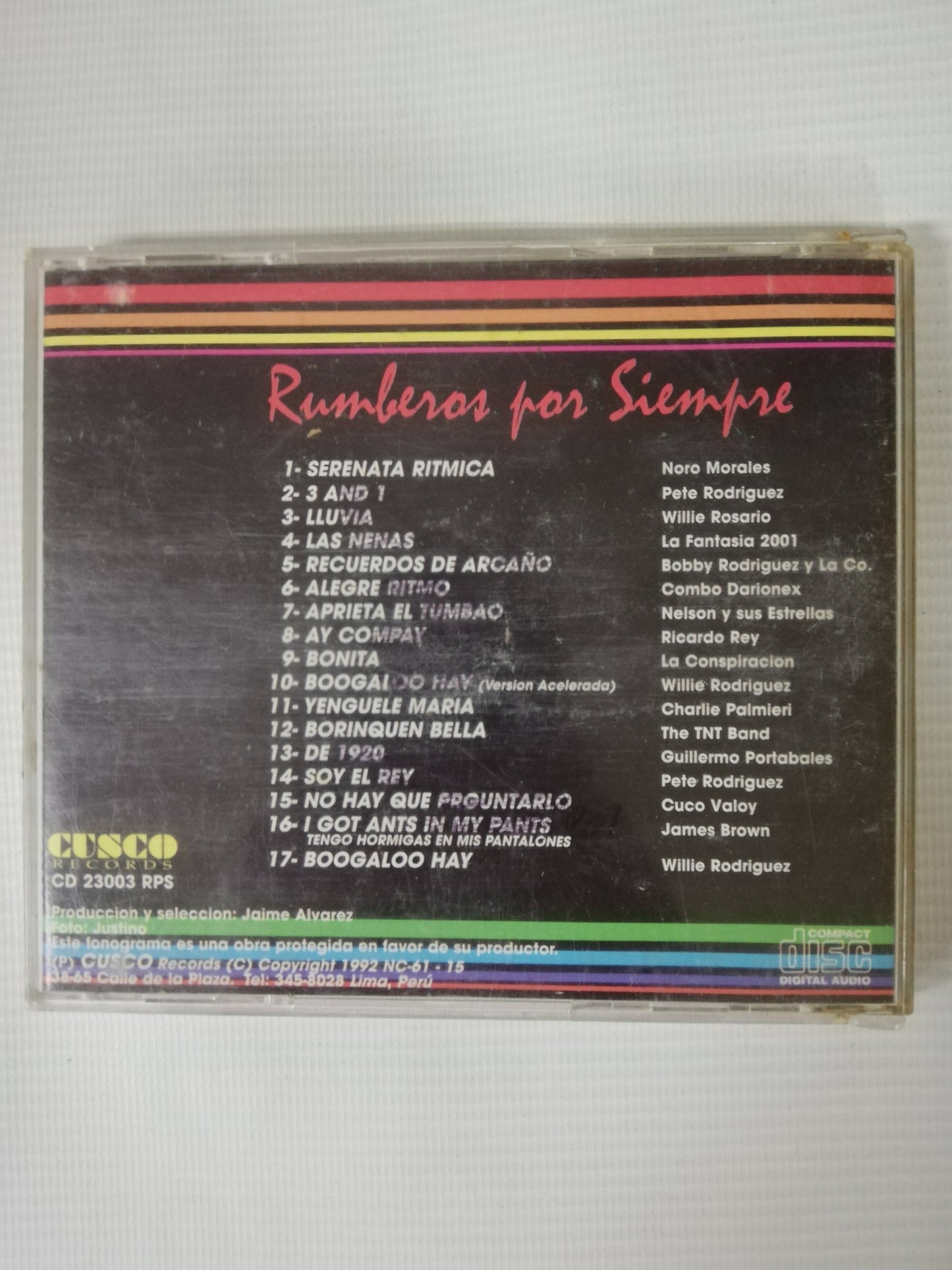 CD RUMBEROS POR SIEMPRE - VARIOS INTÉRPRETES