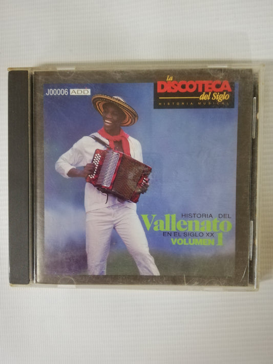 CD HISTORIA DEL VALLENATO EN EL SIGLO XX VOL. 1 - VARIOS INTÉPRETES