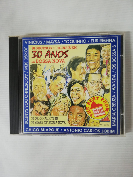 CD 30 SUCESOS ORIGINAIS EM 30 ANOS DE BOSSA NOVA - VARIOS INTÉRPRETES