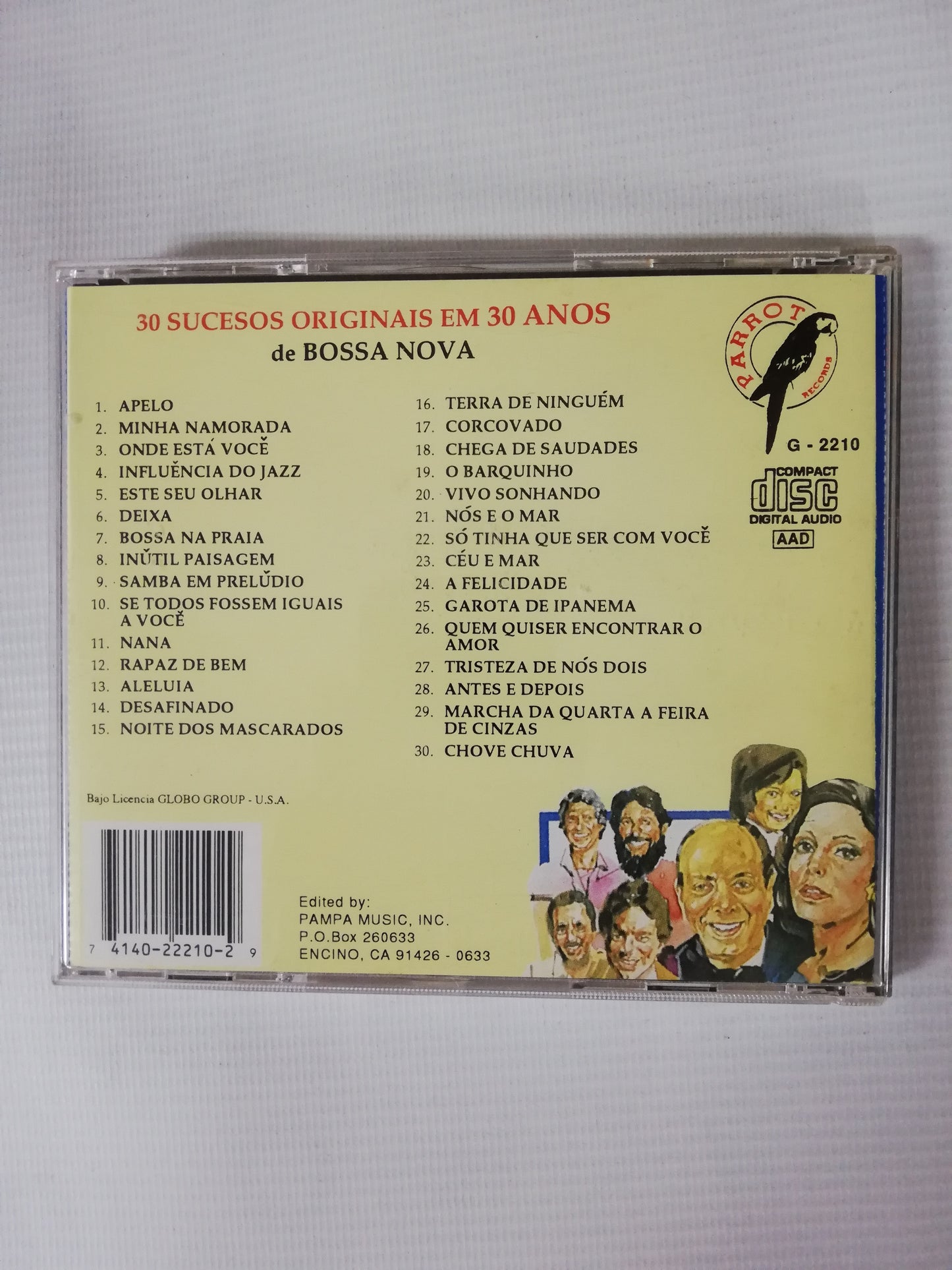 CD 30 SUCESOS ORIGINAIS EM 30 ANOS DE BOSSA NOVA - VARIOS INTÉRPRETES