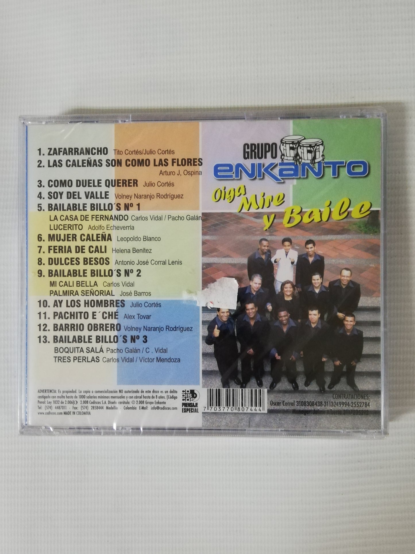 CD GRUPO ENKANTO - OIGA, MIRE Y BAILE