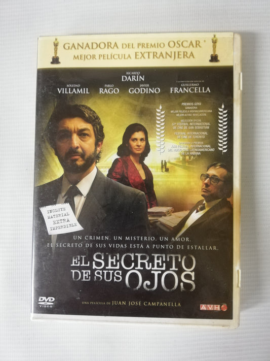 DVD EL SECRETO DE SUS OJOS - JUAN JOSÉ CAMPANELLA