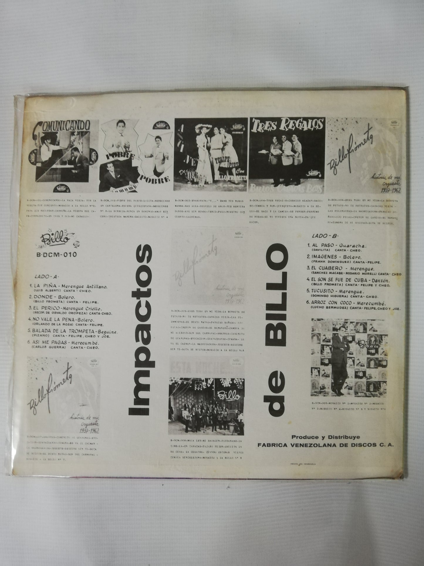 LP BILLO´S CARACAS BOYS - IMPACTO DE BILLO