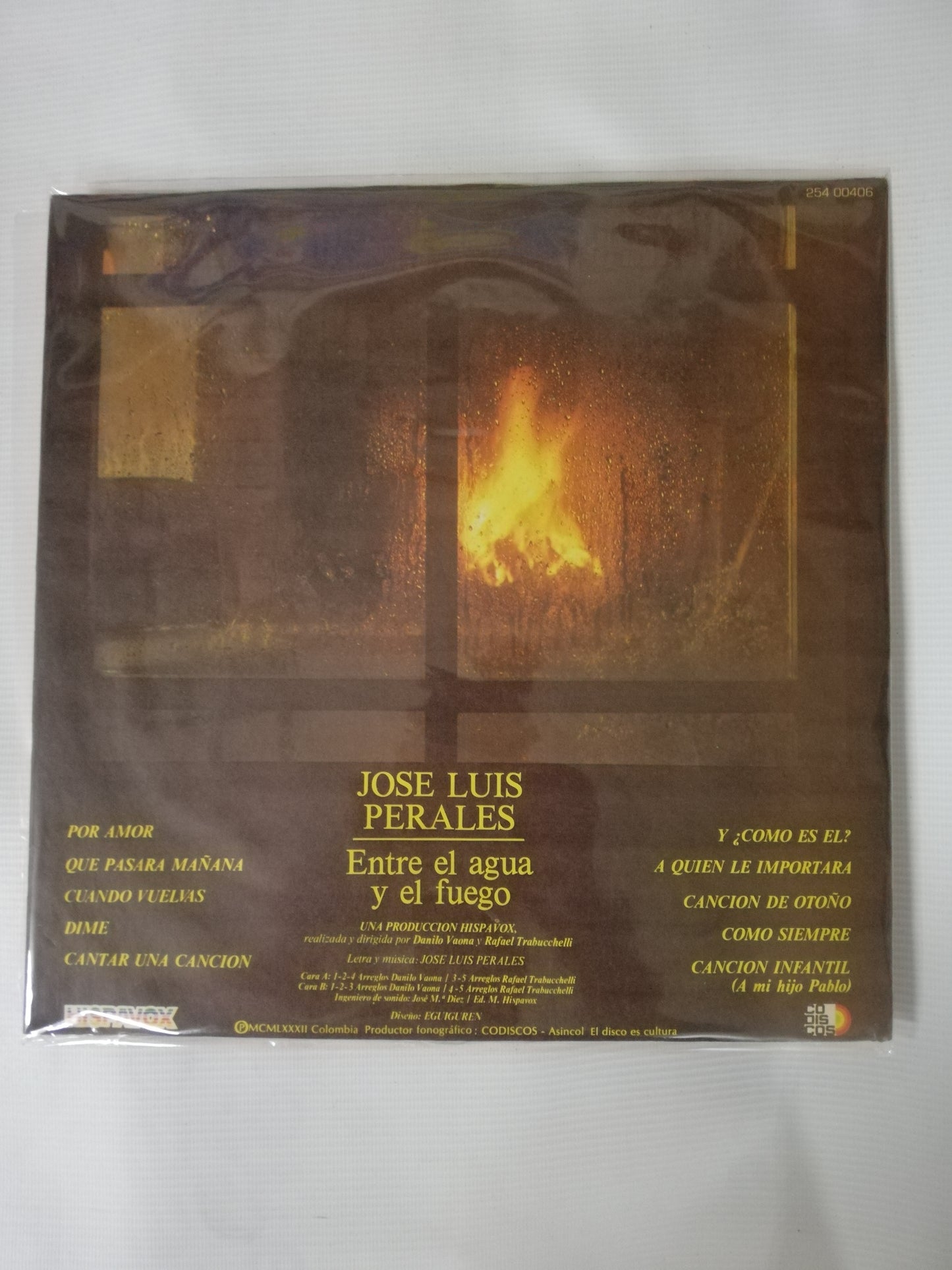 LP JOSÉ LUIS PERALES - ENTRE EL AGUA Y EL FUEGO