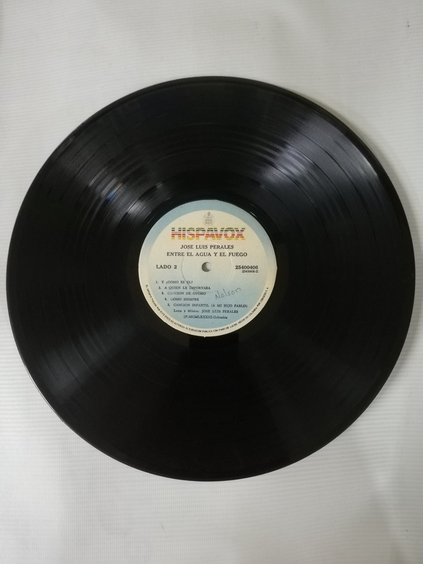 LP JOSÉ LUIS PERALES - ENTRE EL AGUA Y EL FUEGO
