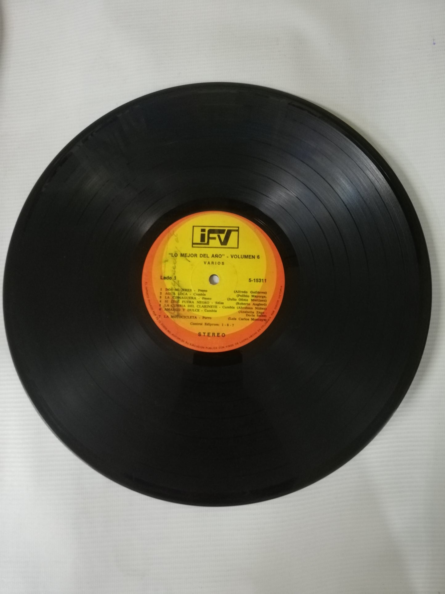 LP LO MEJOR DEL AÑO - LO MEJOR DEL AÑO VOL. 6
