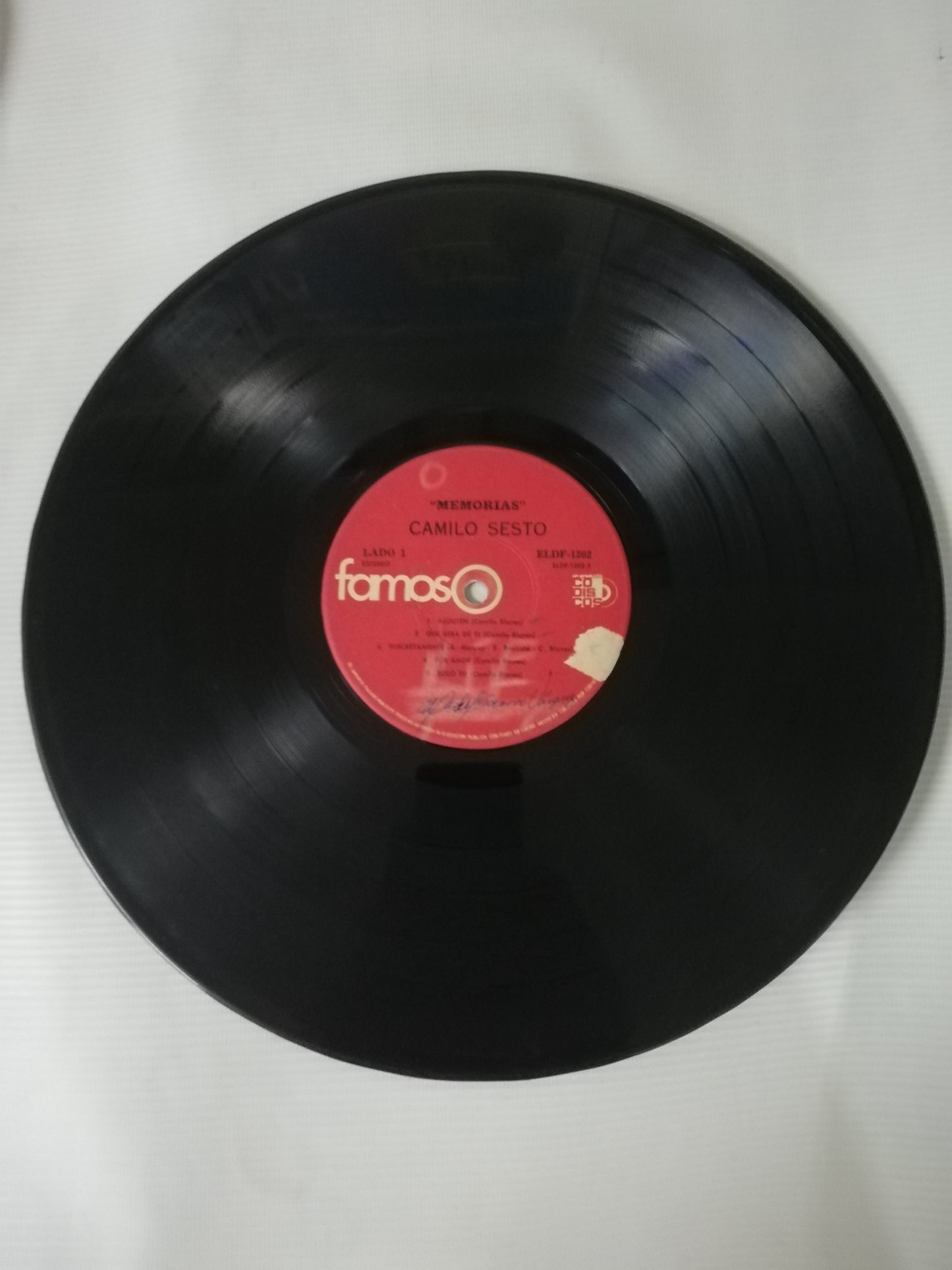 LP CAMILO SESTO - MEMORIAS
