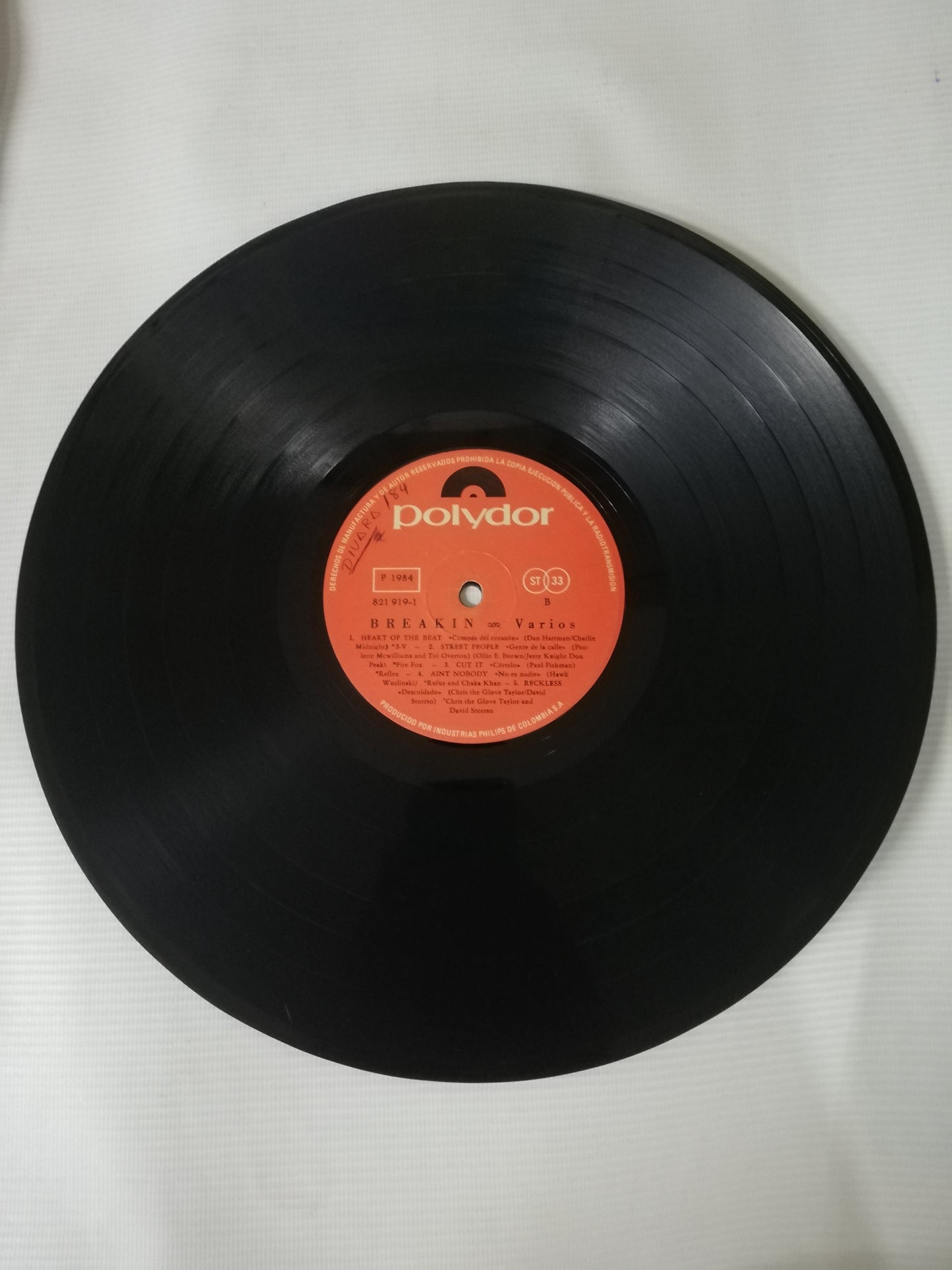 LP BREAKIN - ORIGINAL MOTION PICTURE SOUNDTRACK