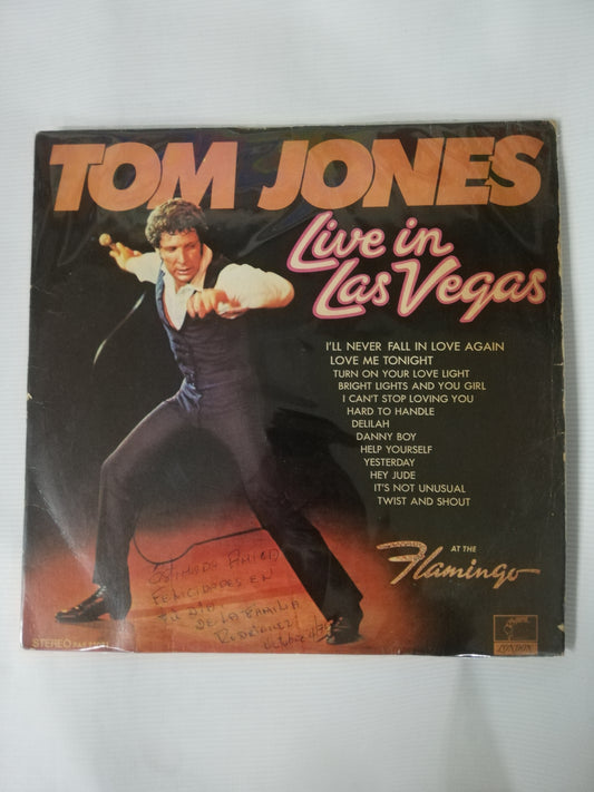LP TOM JONES - LIVE IN LAS VEGAS