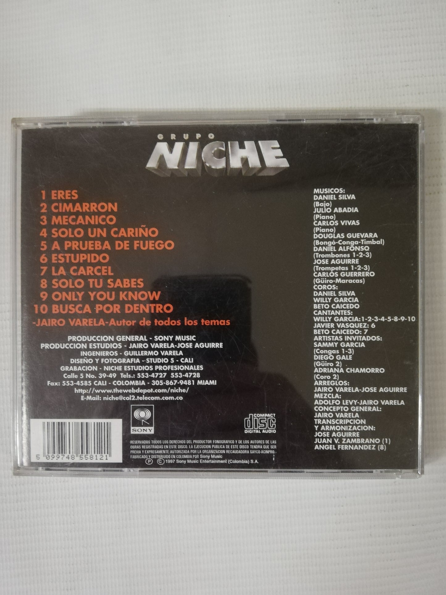 CD GRUPO NICHE - A PRUEBA DE FUEGO