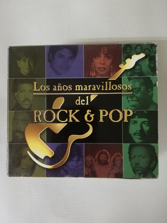 CD LOS AÑOS MARAVILLOSOS DEL ROCK Y POP - CD X 5