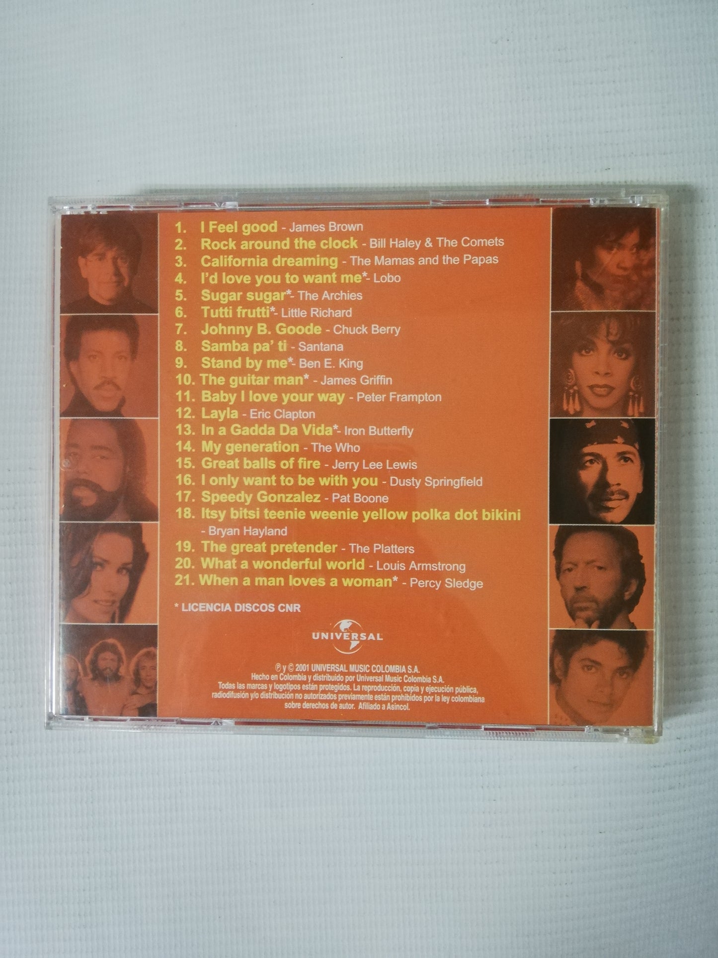CD LOS AÑOS MARAVILLOSOS DEL ROCK Y POP - CD X 5