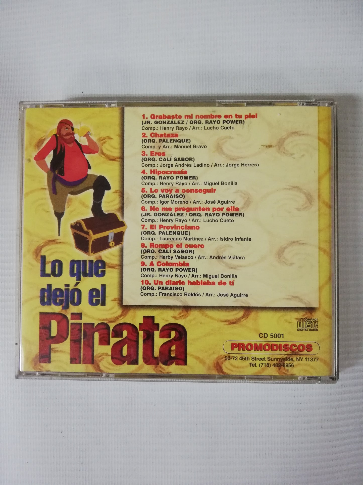 CD LO QUE DEJÓ EL PIRATA - LO QUE DEJÓ EL PIRATA VOL. 1