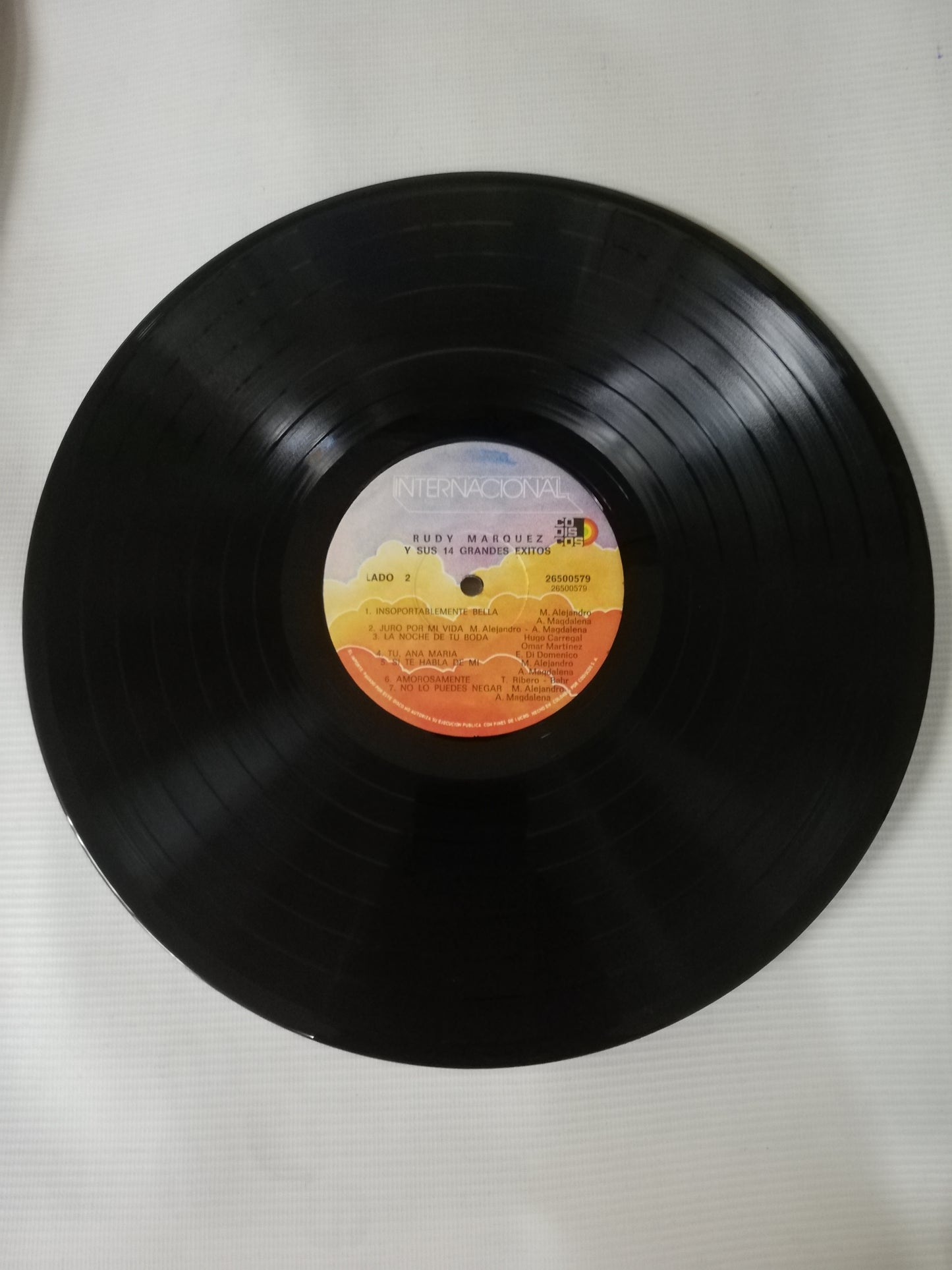 LP RUDY MARQUEZ - SUS 14 GRANDES EXITOS