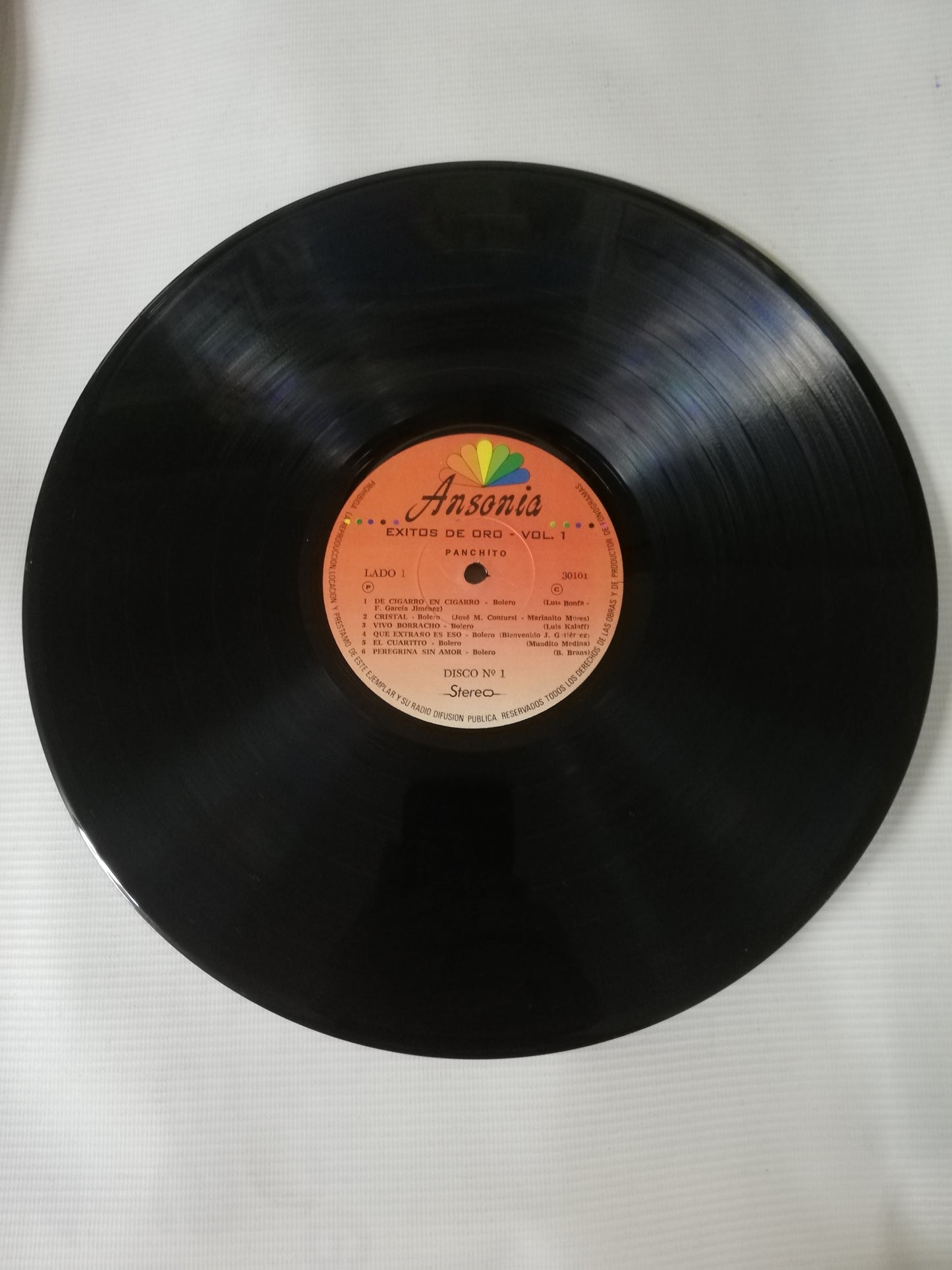 LP PANCHITO - EXITOS DE ORO CON LUIS LIJA ORTIZ Y SU CONJUNTO - VINYL X 3