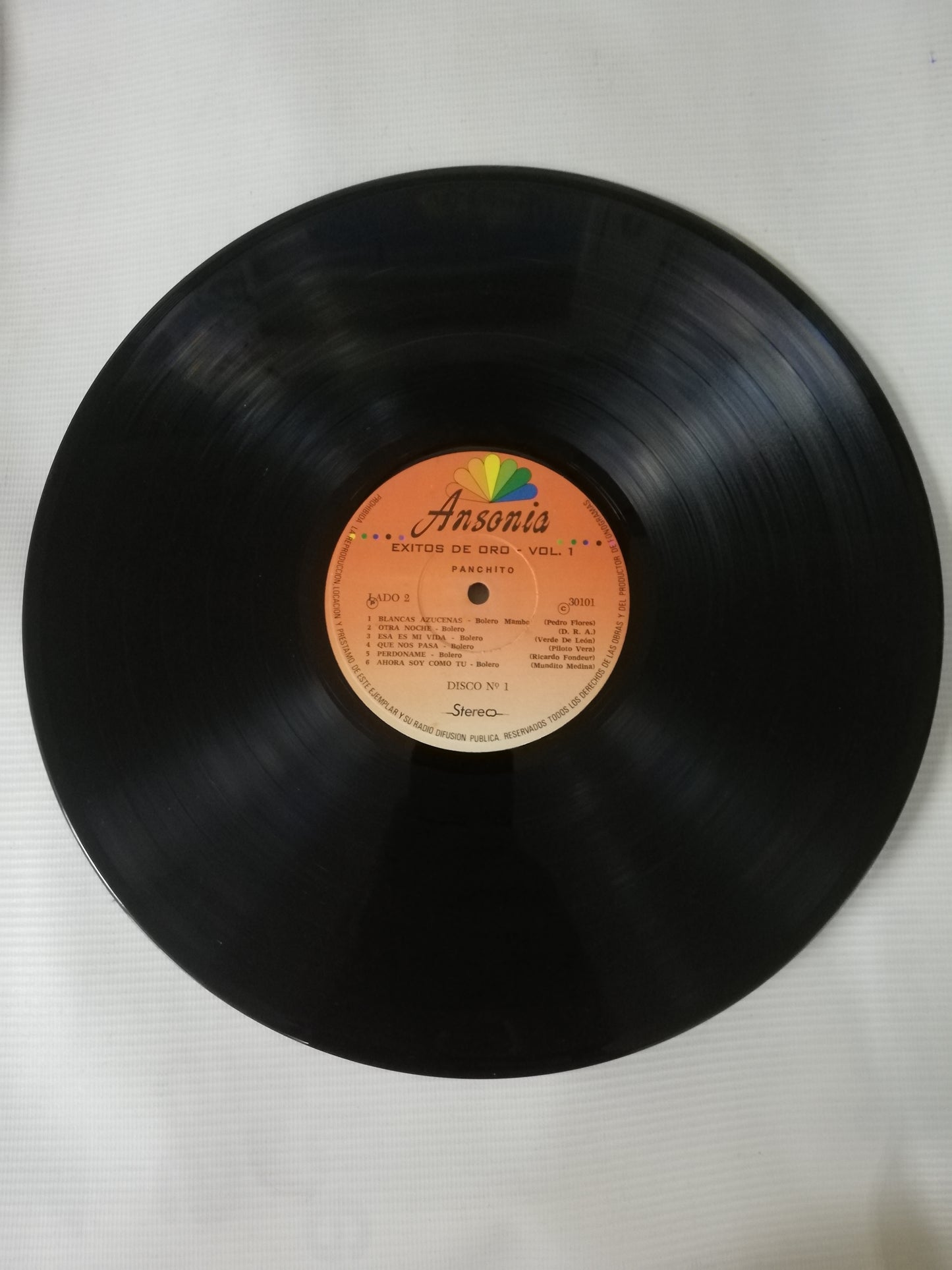 LP PANCHITO - EXITOS DE ORO CON LUIS LIJA ORTIZ Y SU CONJUNTO - VINYL X 3