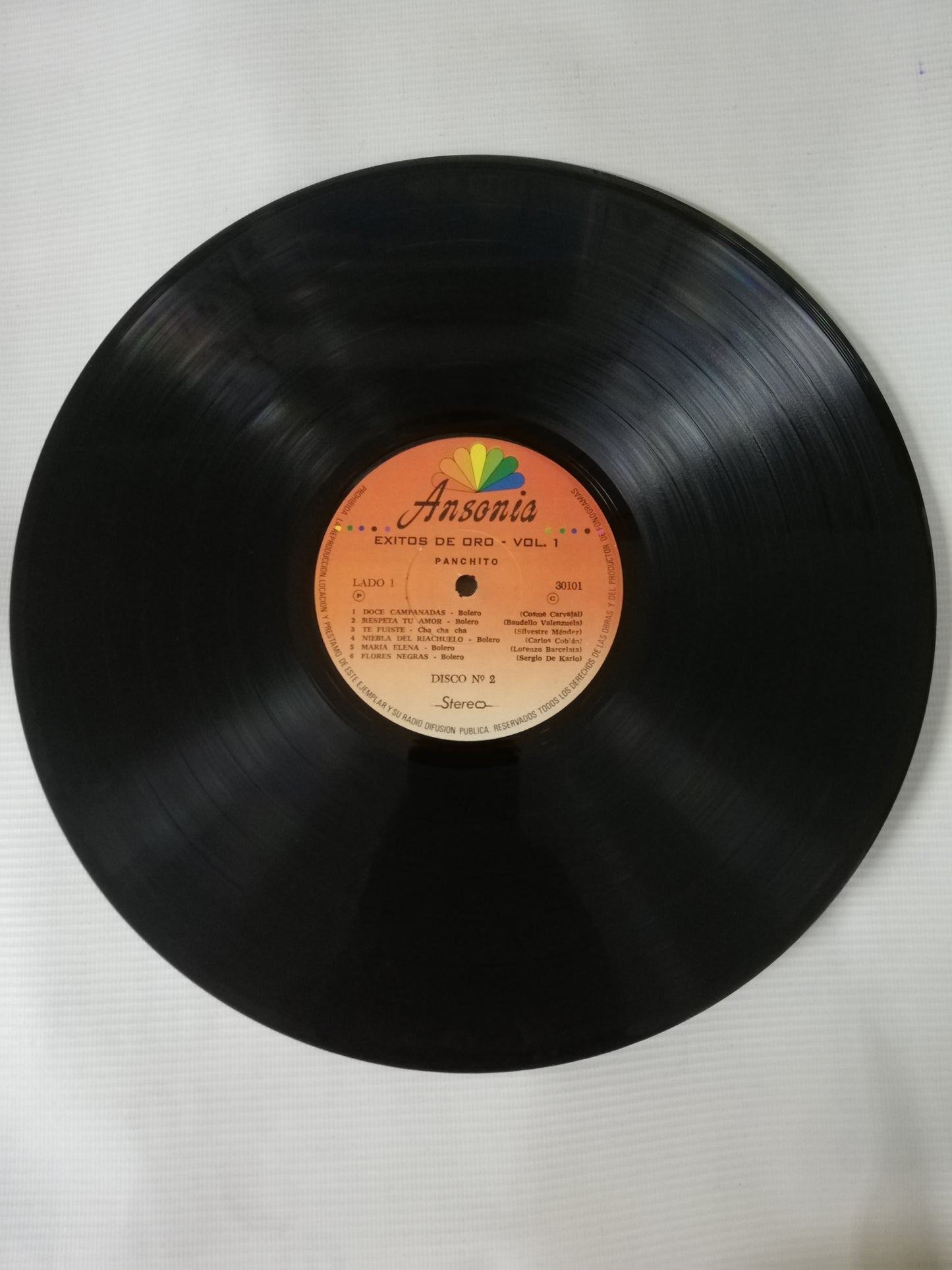LP PANCHITO - EXITOS DE ORO CON LUIS LIJA ORTIZ Y SU CONJUNTO - VINYL X 3