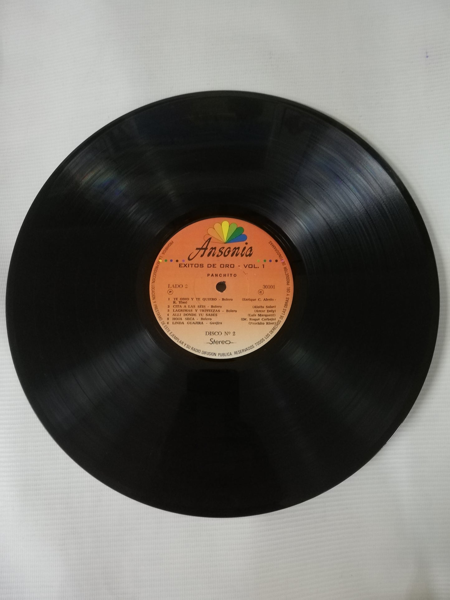 LP PANCHITO - EXITOS DE ORO CON LUIS LIJA ORTIZ Y SU CONJUNTO - VINYL X 3