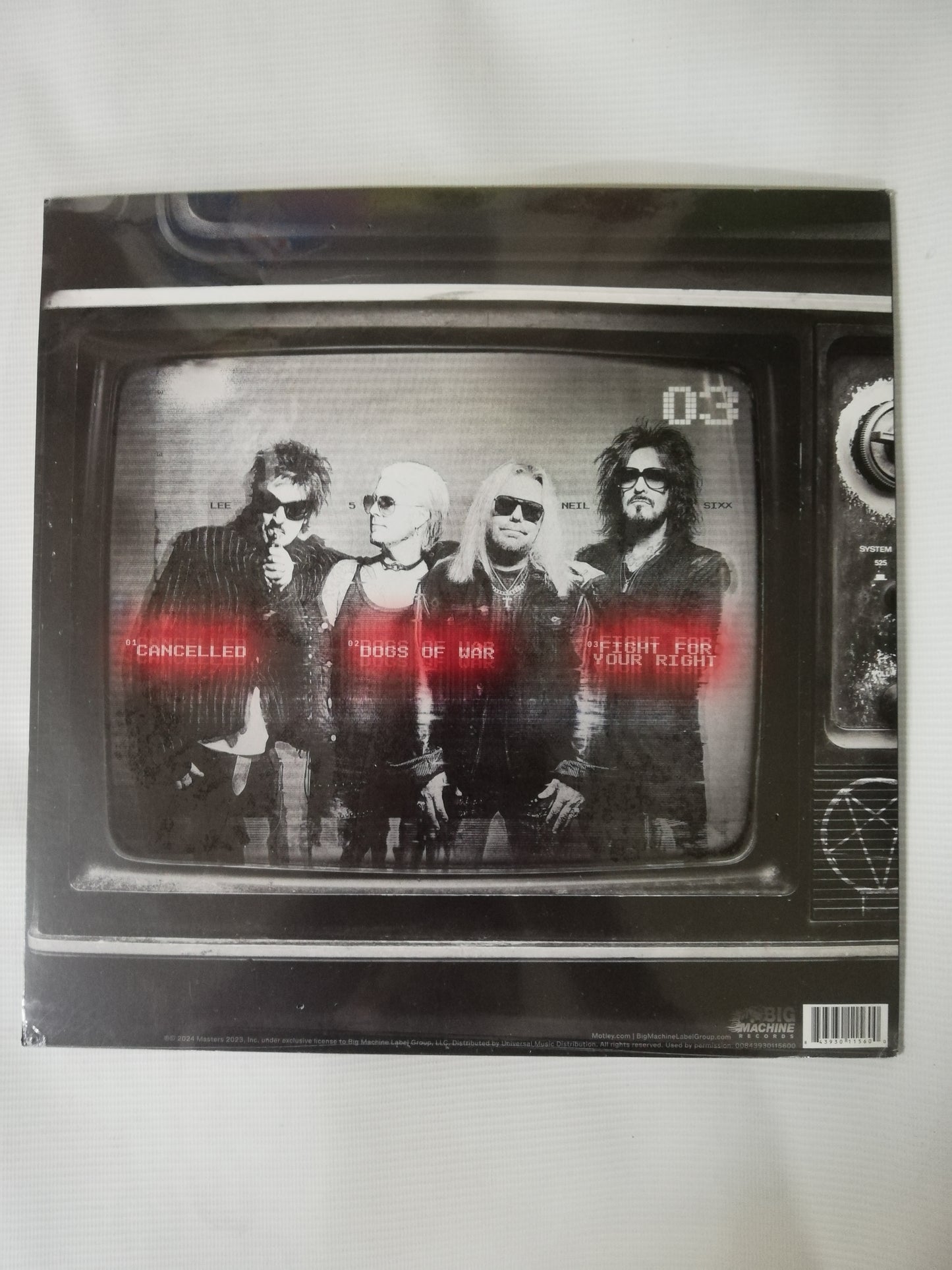LP MÖTLEY CRUE - CANCELLED
