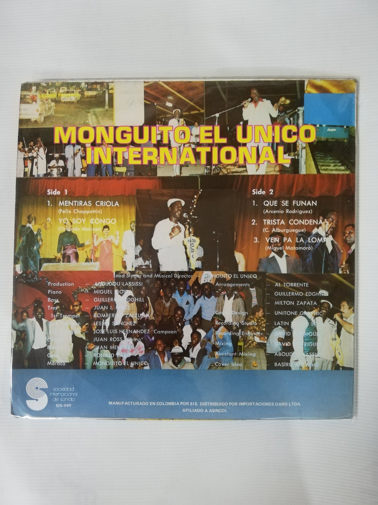 LP MONGUITO - MNGUITO EL UNICO INTERNACIONAL