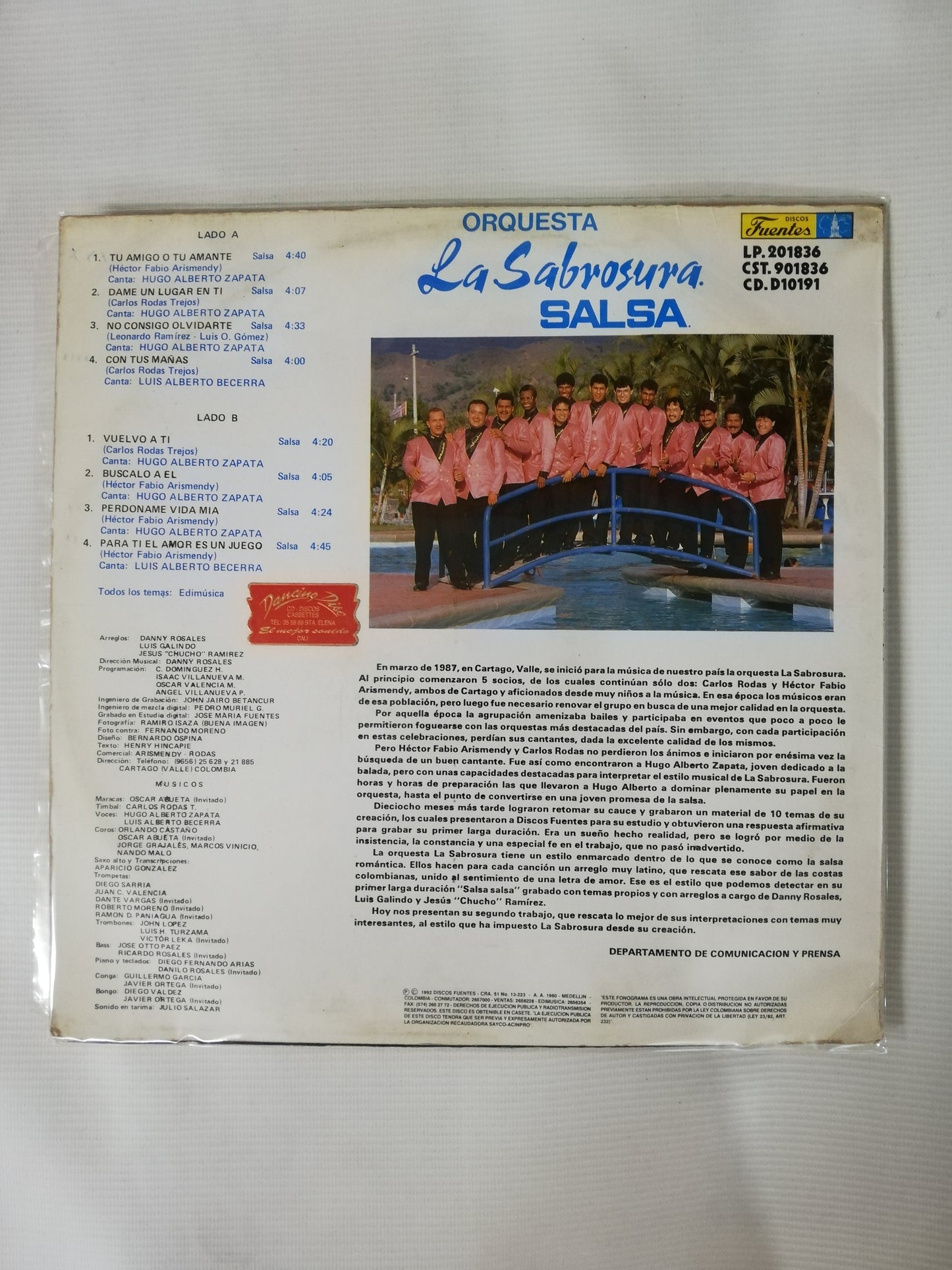 LP ORQUESTA LA SABROSURA - SALSA