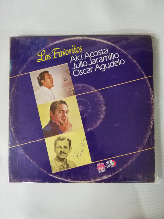 LP ALCI ACOSTA / JULIO JARAMILLO / OSCAR AGUDELO - LOS FAVORITOS