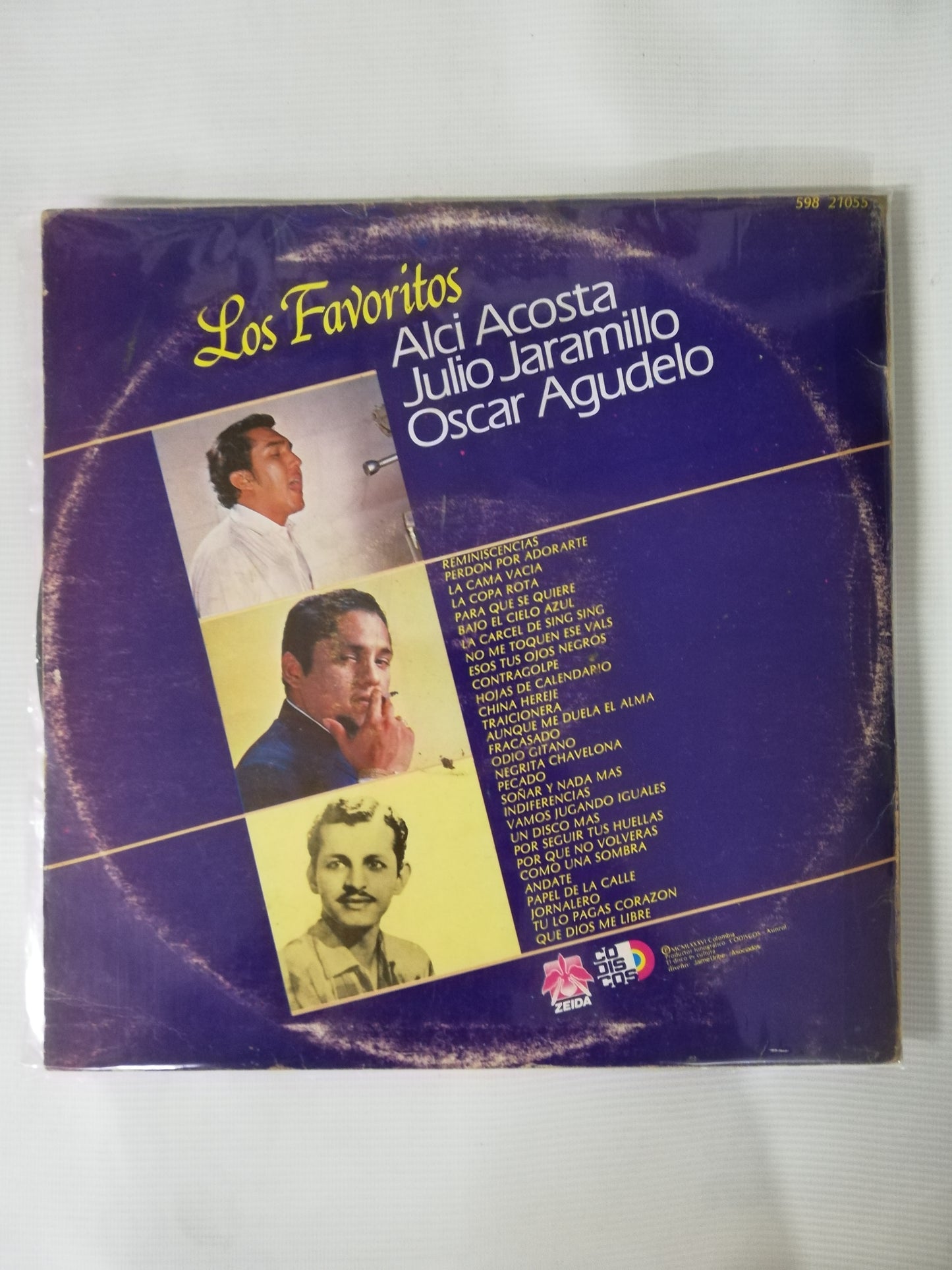 LP ALCI ACOSTA / JULIO JARAMILLO / OSCAR AGUDELO - LOS FAVORITOS
